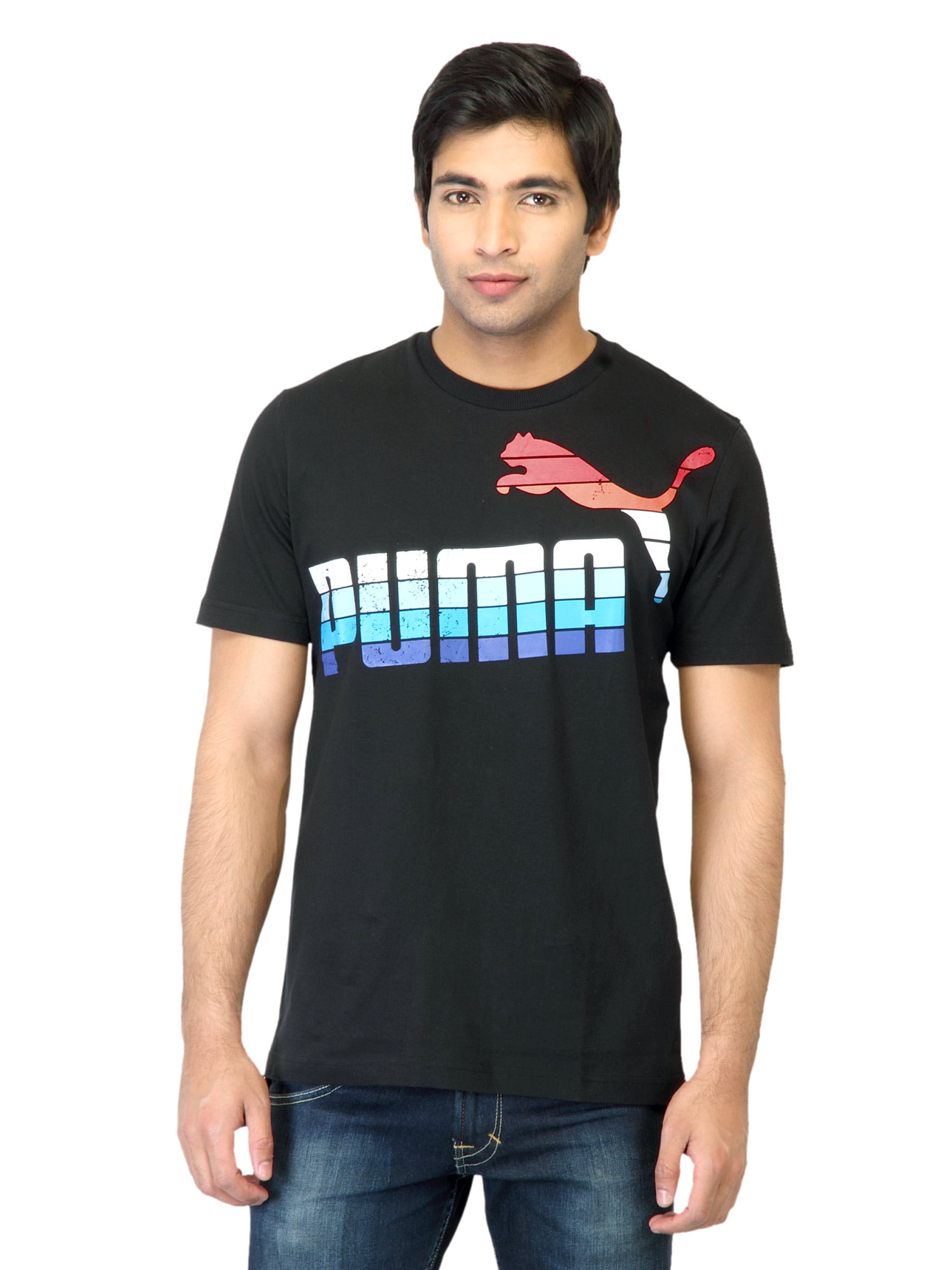 Puma Men Sunbleach Black T-shirt
