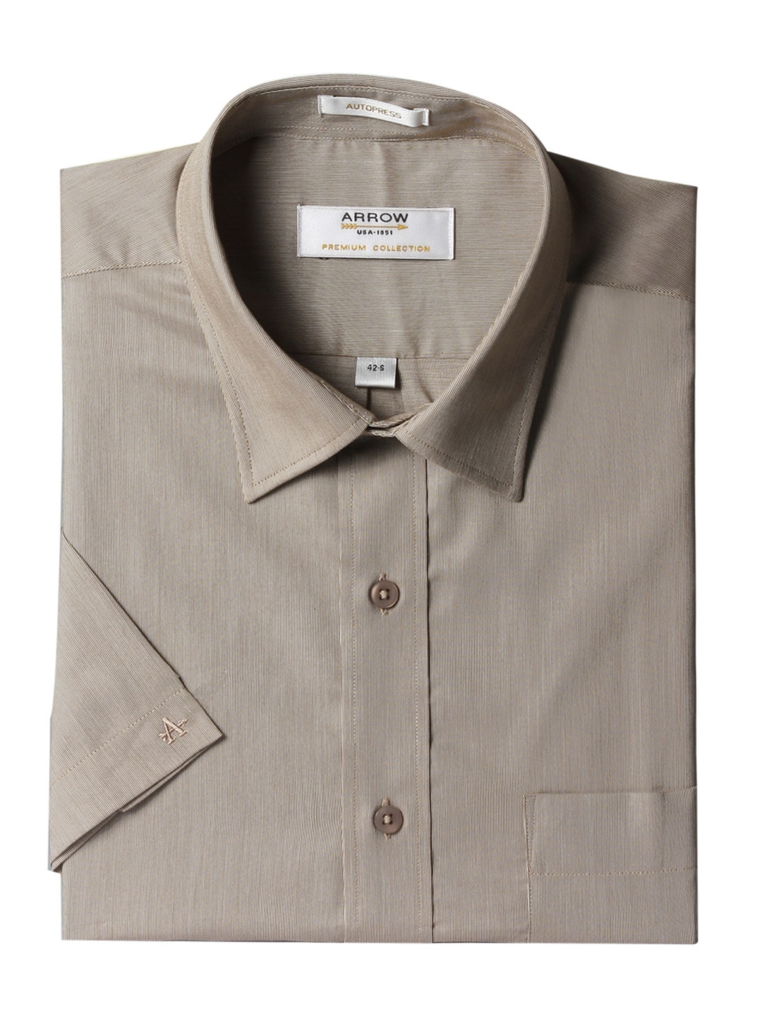 Arrow Men Brown Shirt