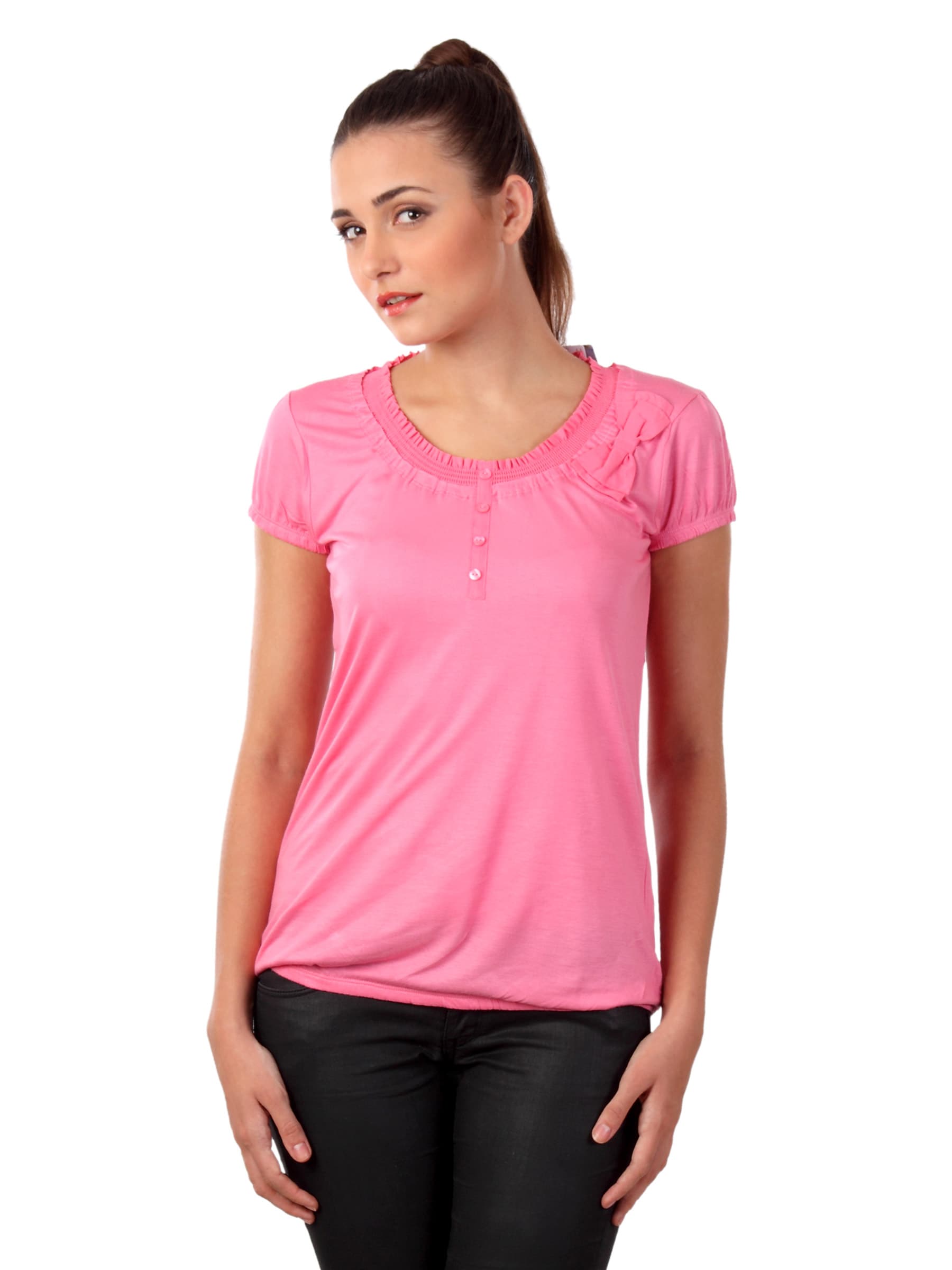 Jealous 21 Women Pink Top