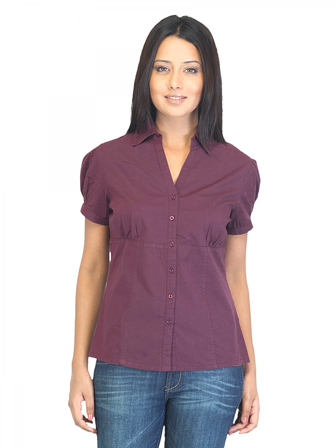 Jealous 21 Women Purple Shirt