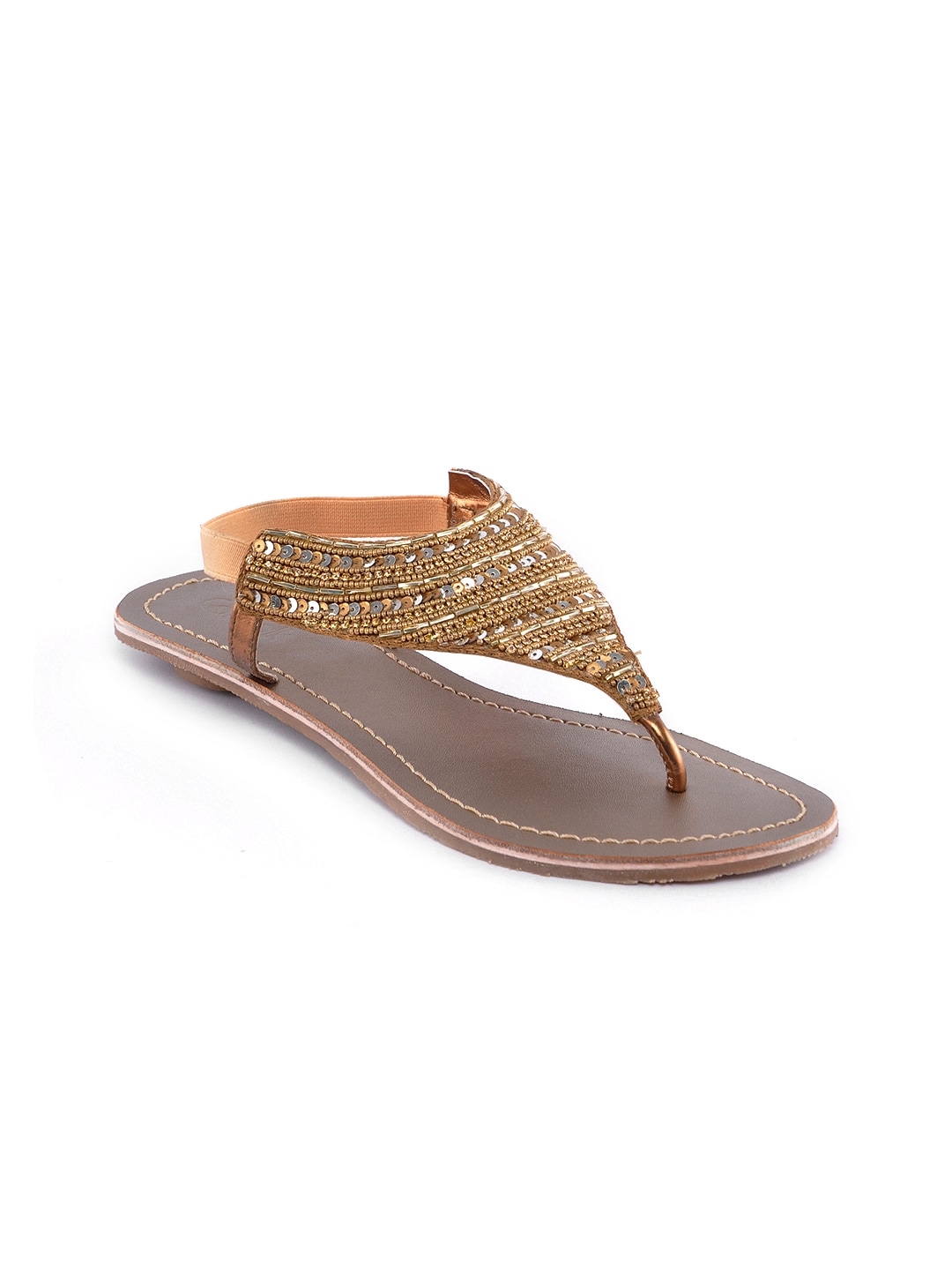 Catwalk Women Gold Flats