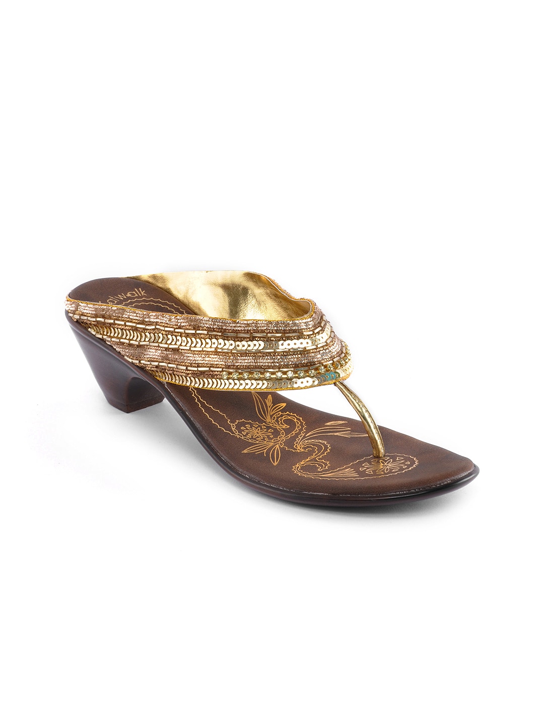 Catwalk Women Gold Heels