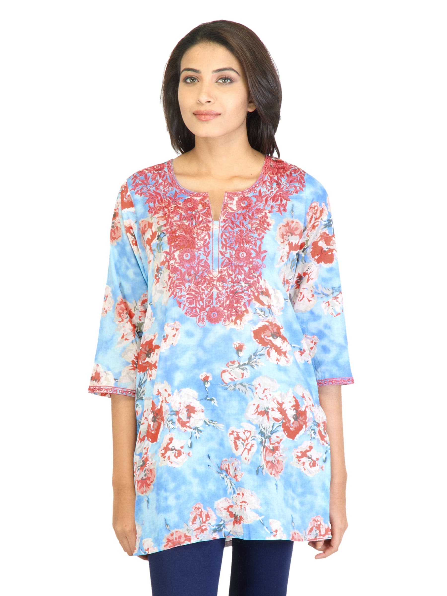 Aneri Women Tamanna Blue Kurta