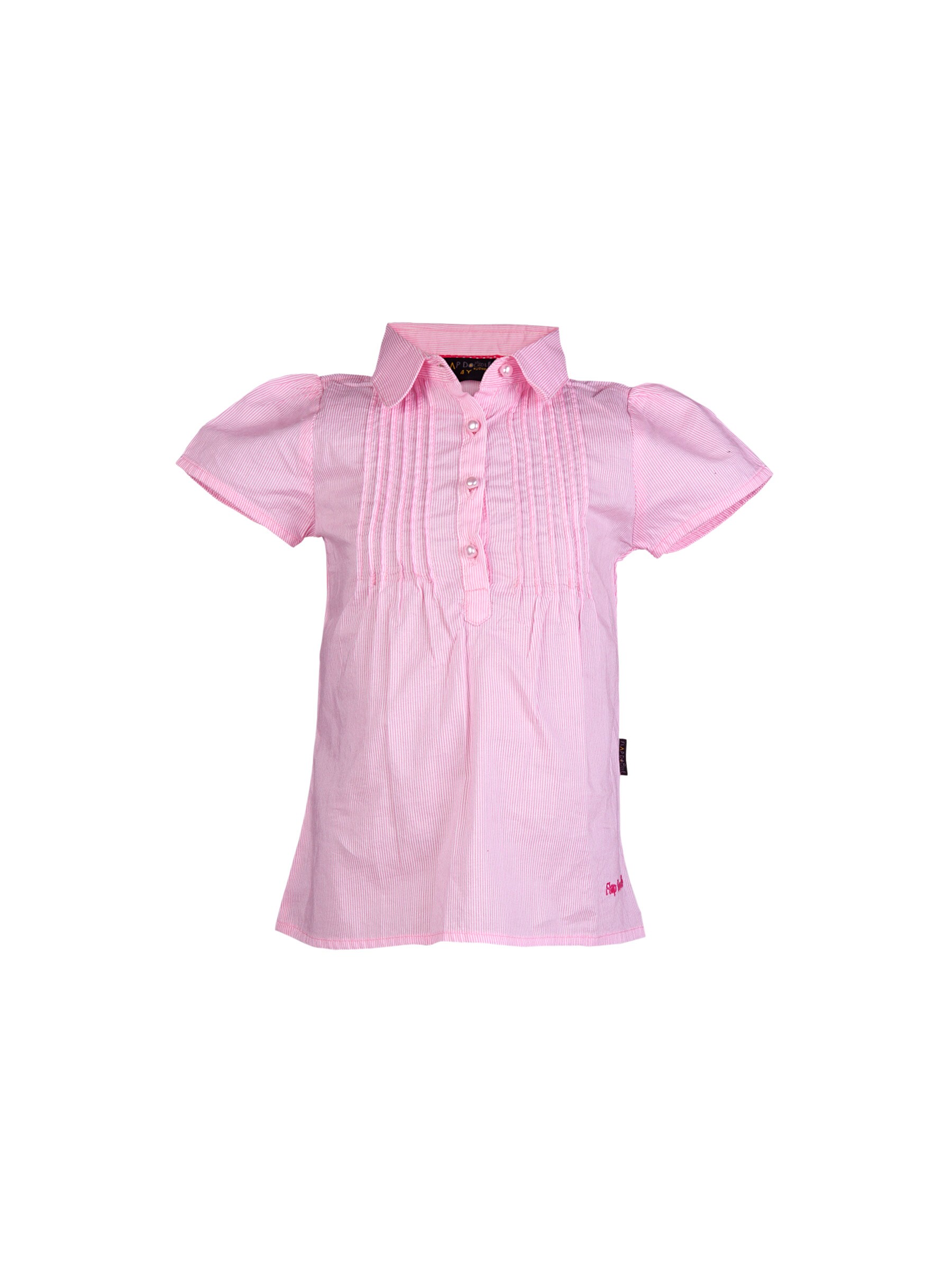 Doodle Kids Girl Striped Pink Top