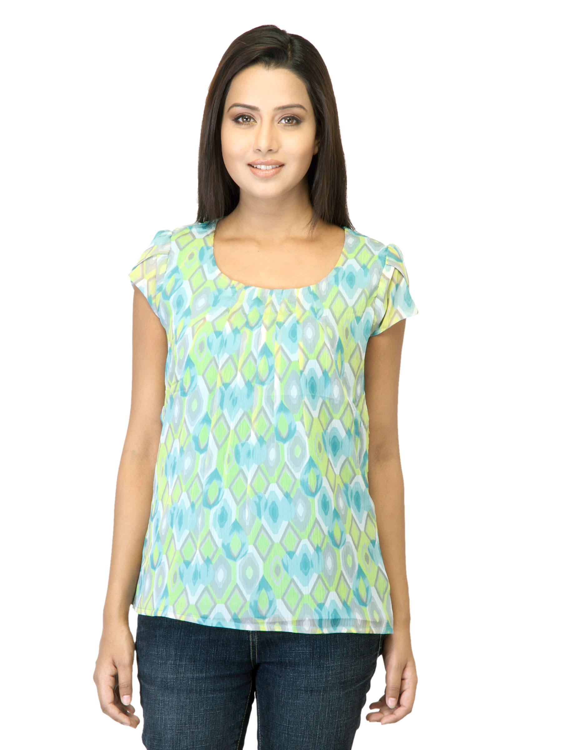 Arrow Woman Blue Top