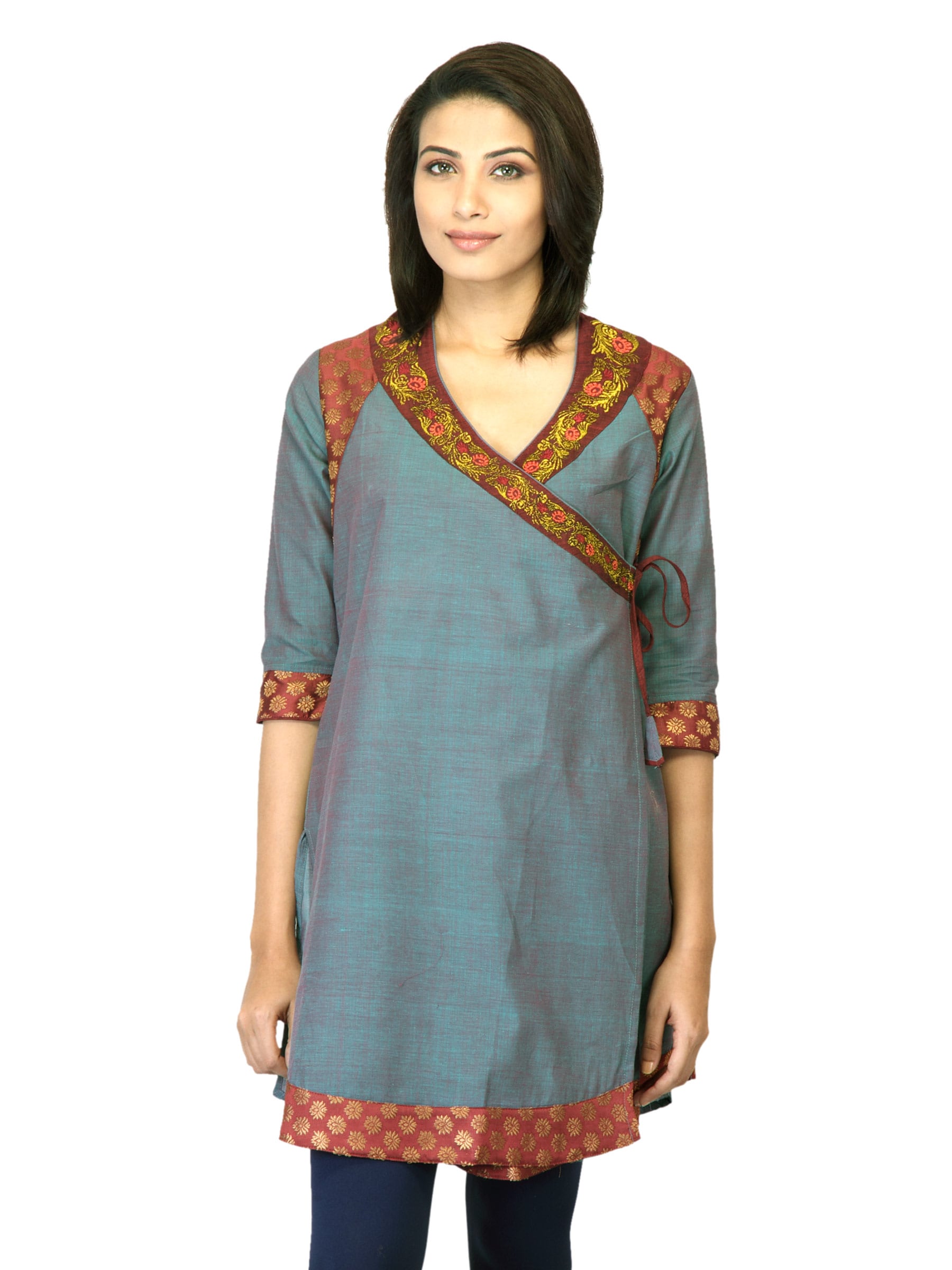 Mother Earth Women Green Kurta