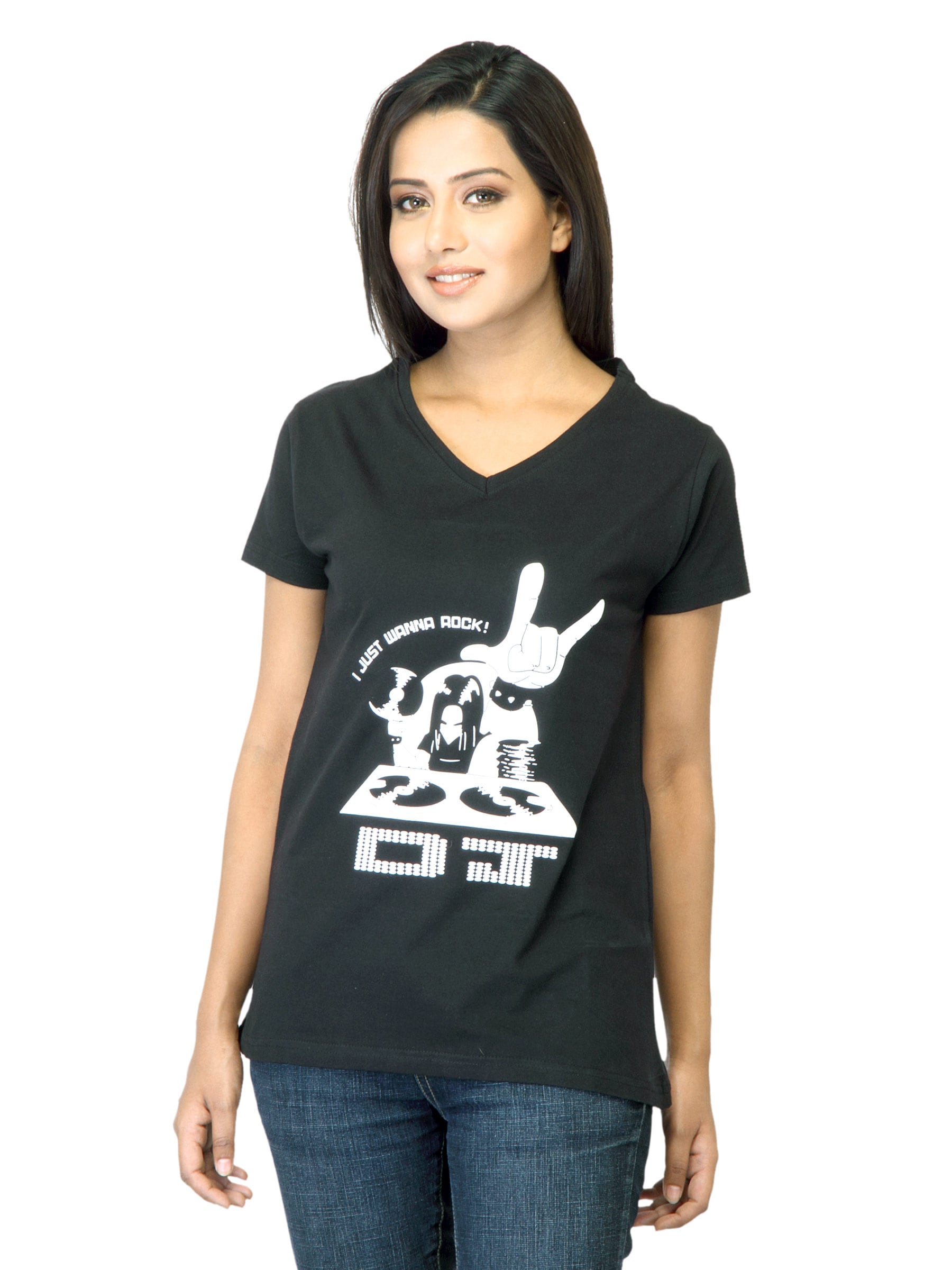 Tantra Women Dj Black T-shirt