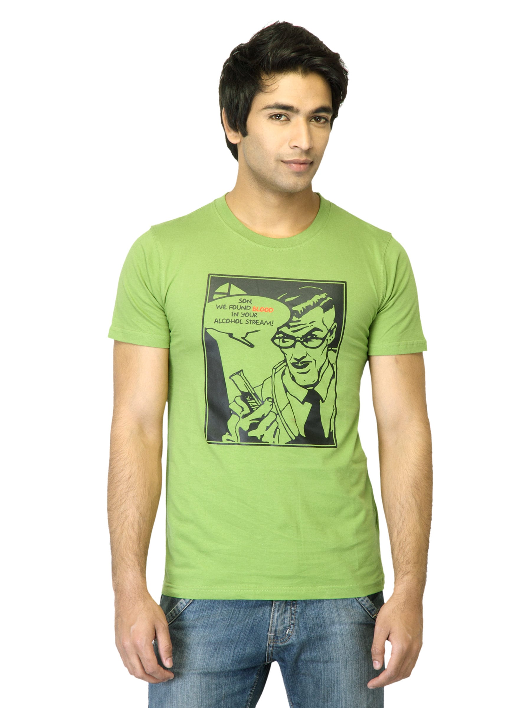 Tantra Men Blood Test Green T-shirt