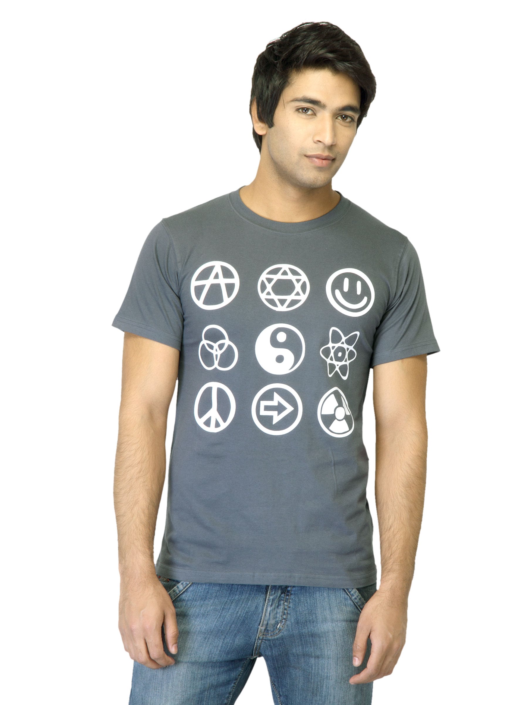 Tantra Men Circles Grey T-shirt