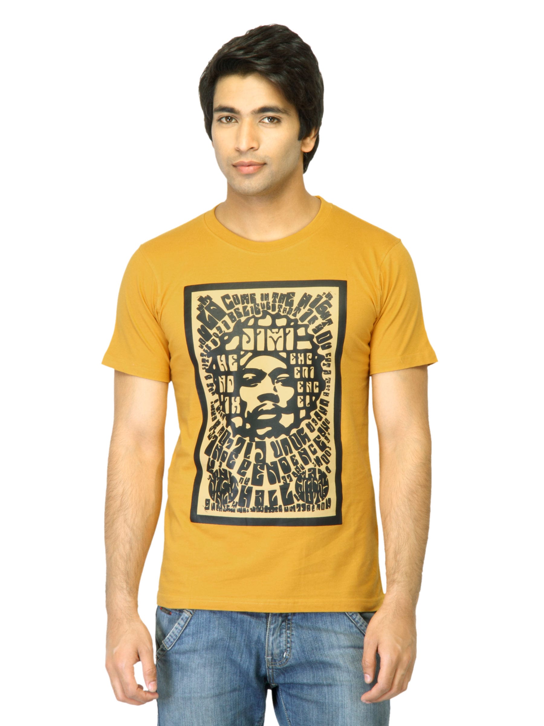 Tantra Men Jimmo Mustard T-shirt