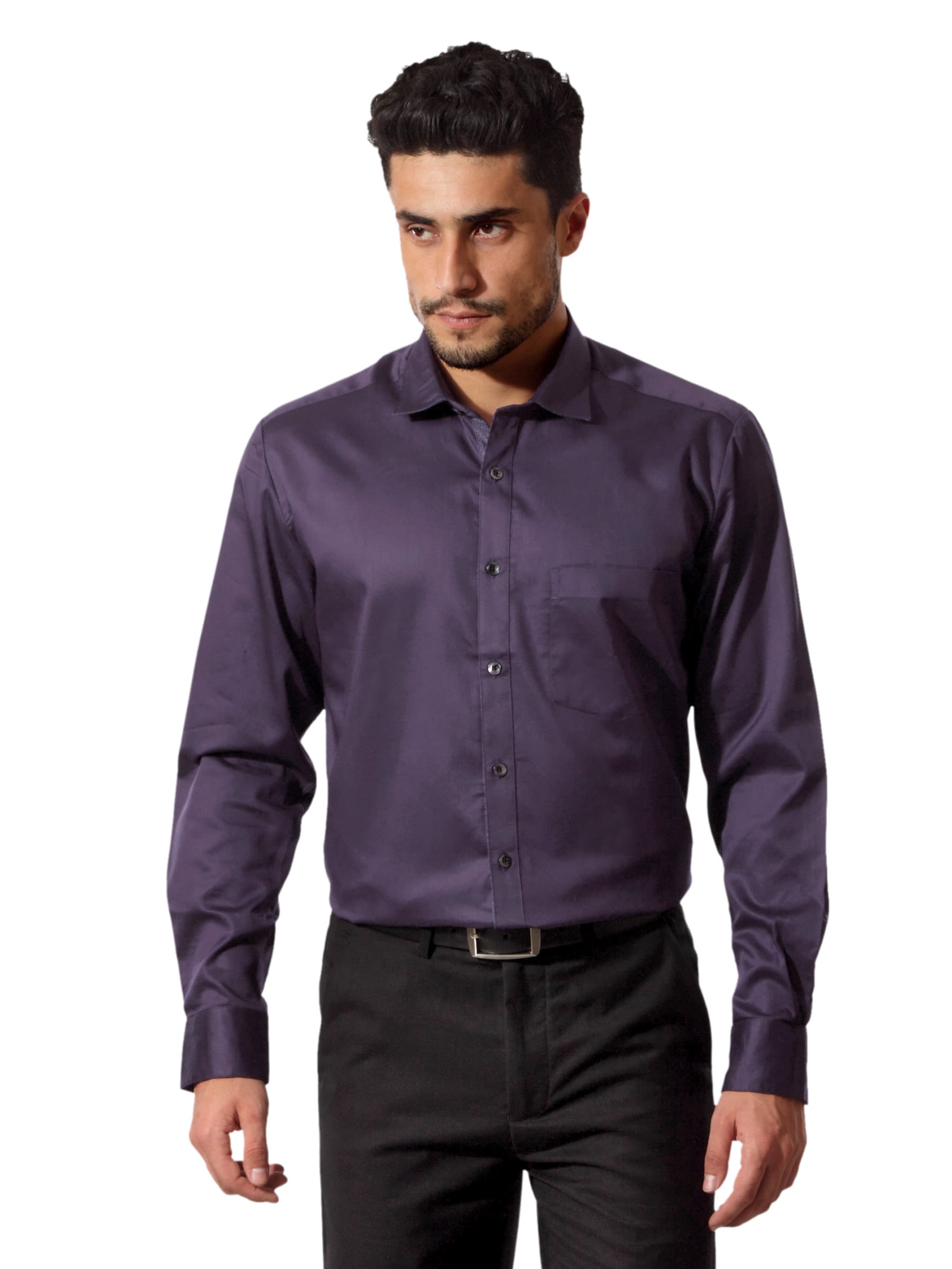 Scullers Men Purple Shirt