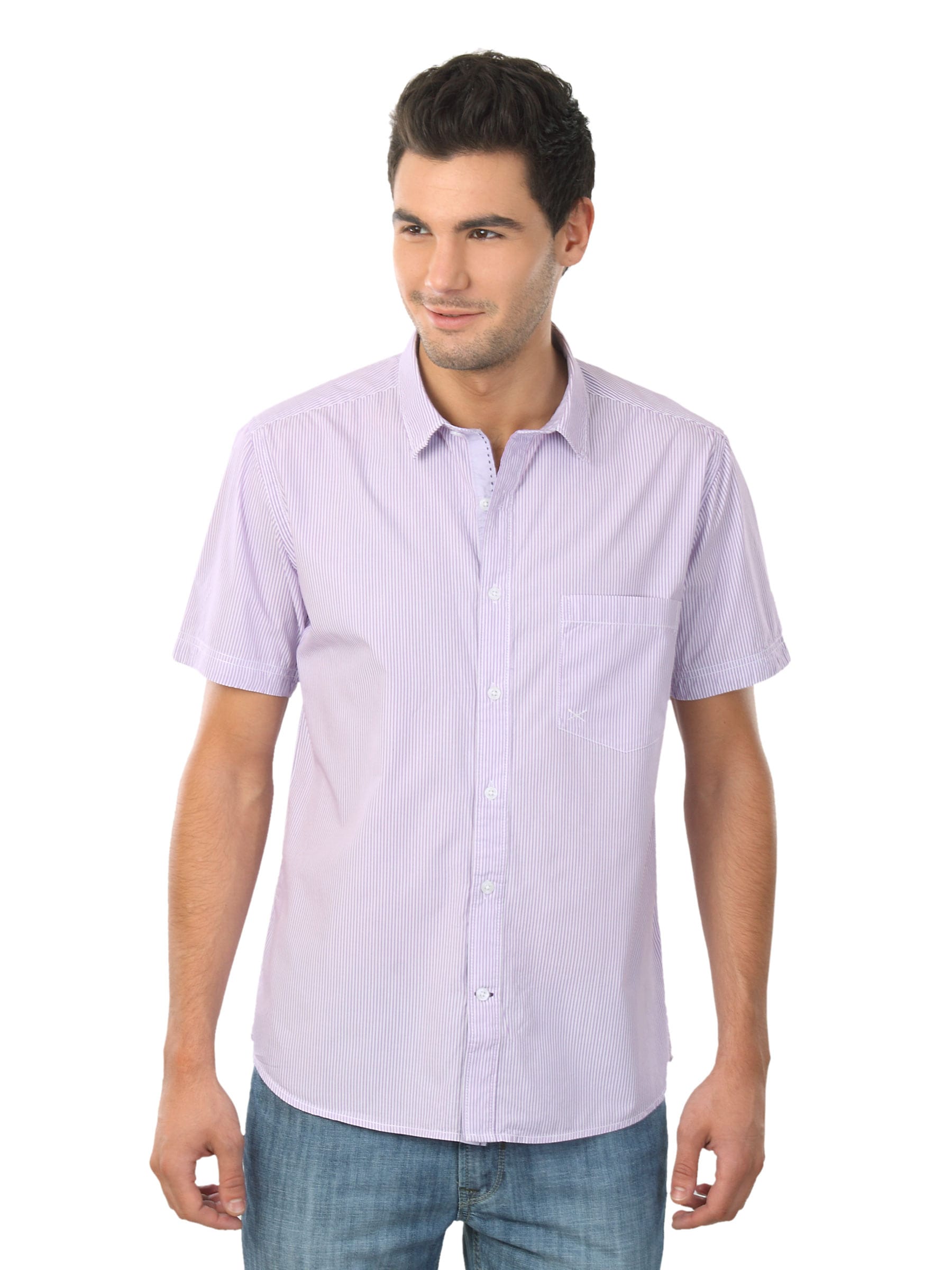 Scullers Men Purple Shirt