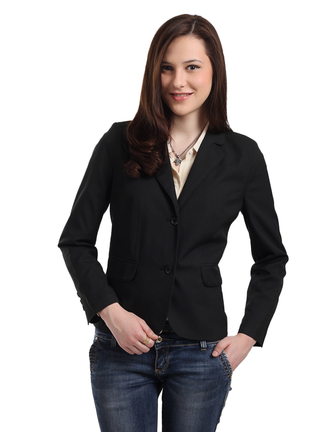 Scullers For Her Black Blazer