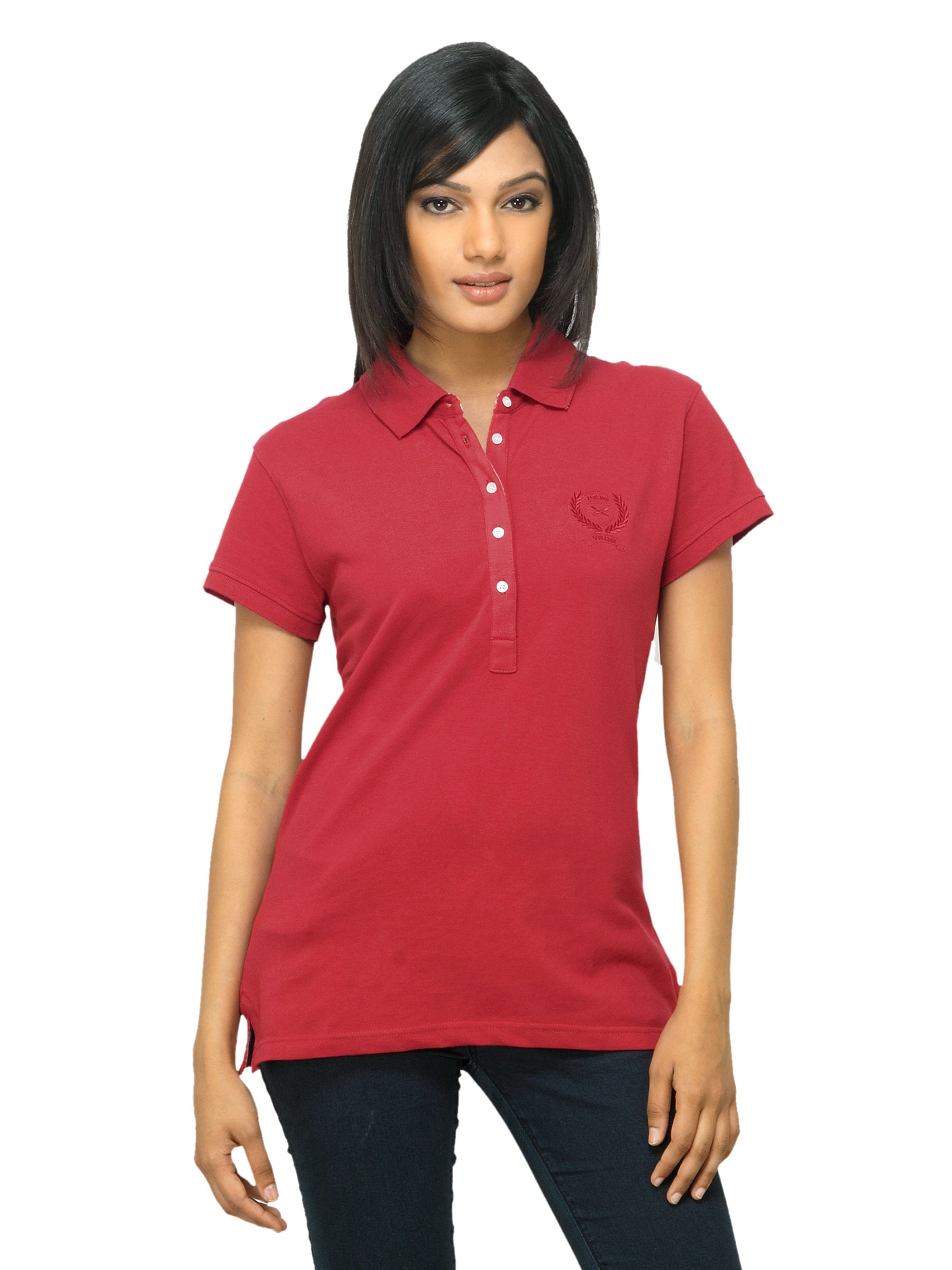 Scullers For Her Red Polo T-shirt