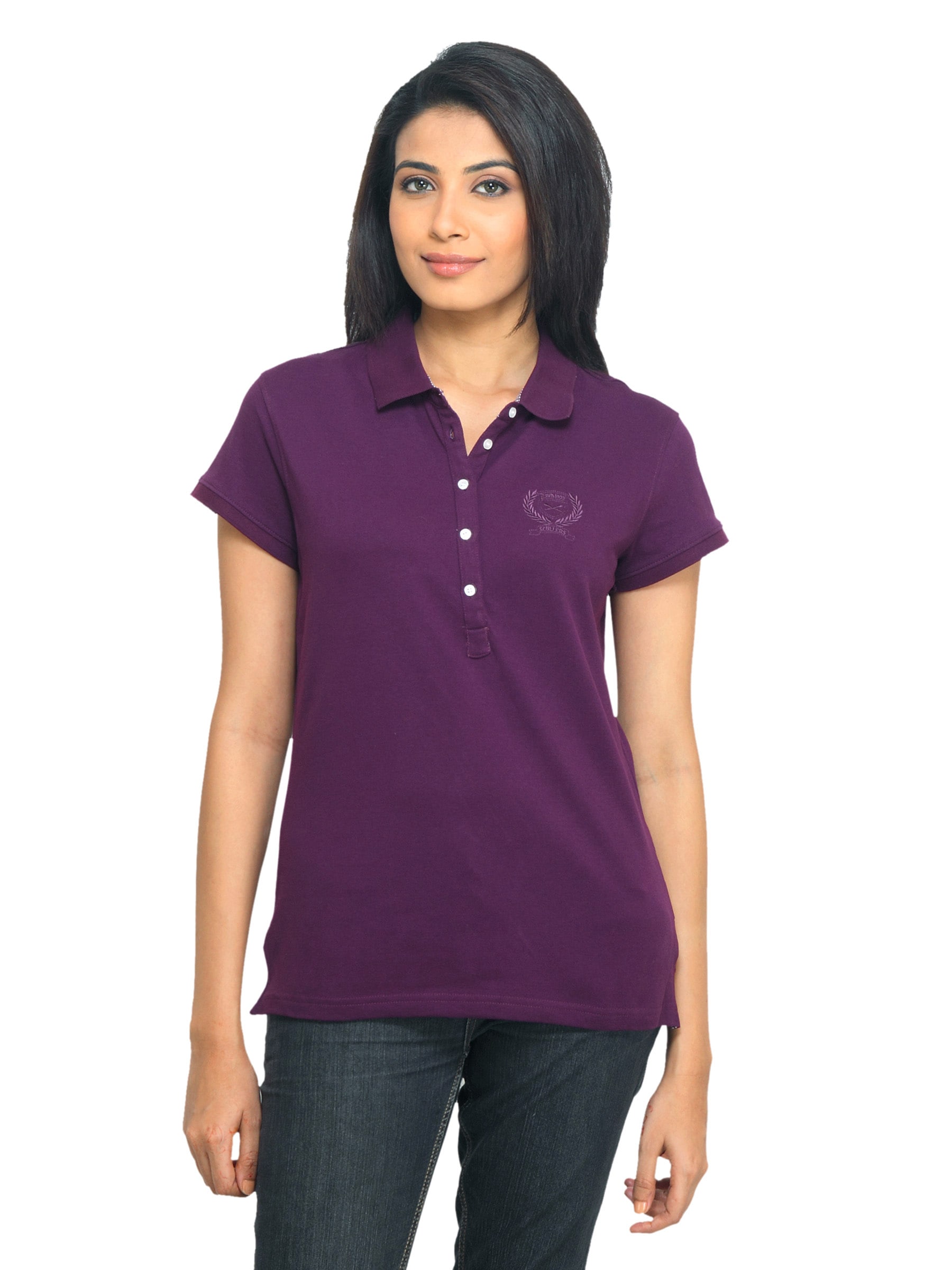 Scullers For Her Women Purple T-shirt