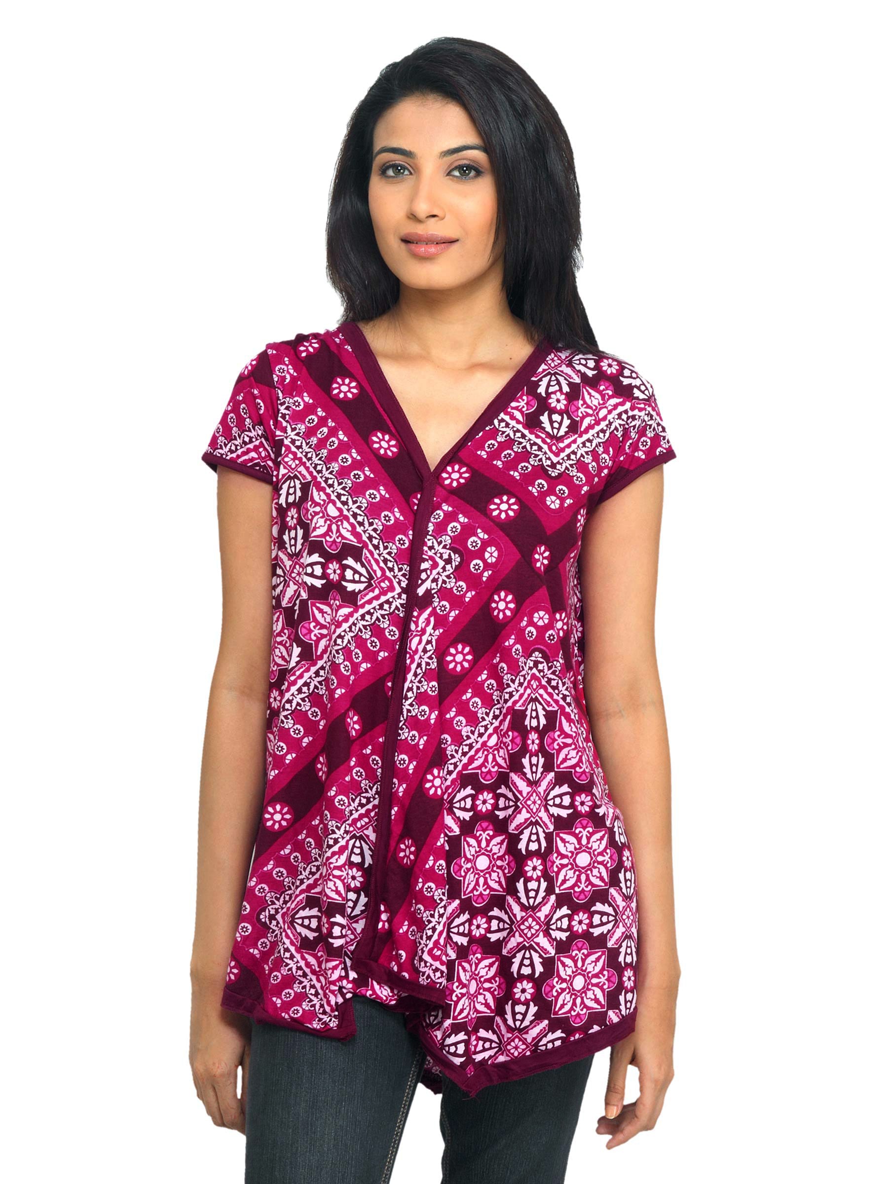 Scullers For Her Women Maroon Top