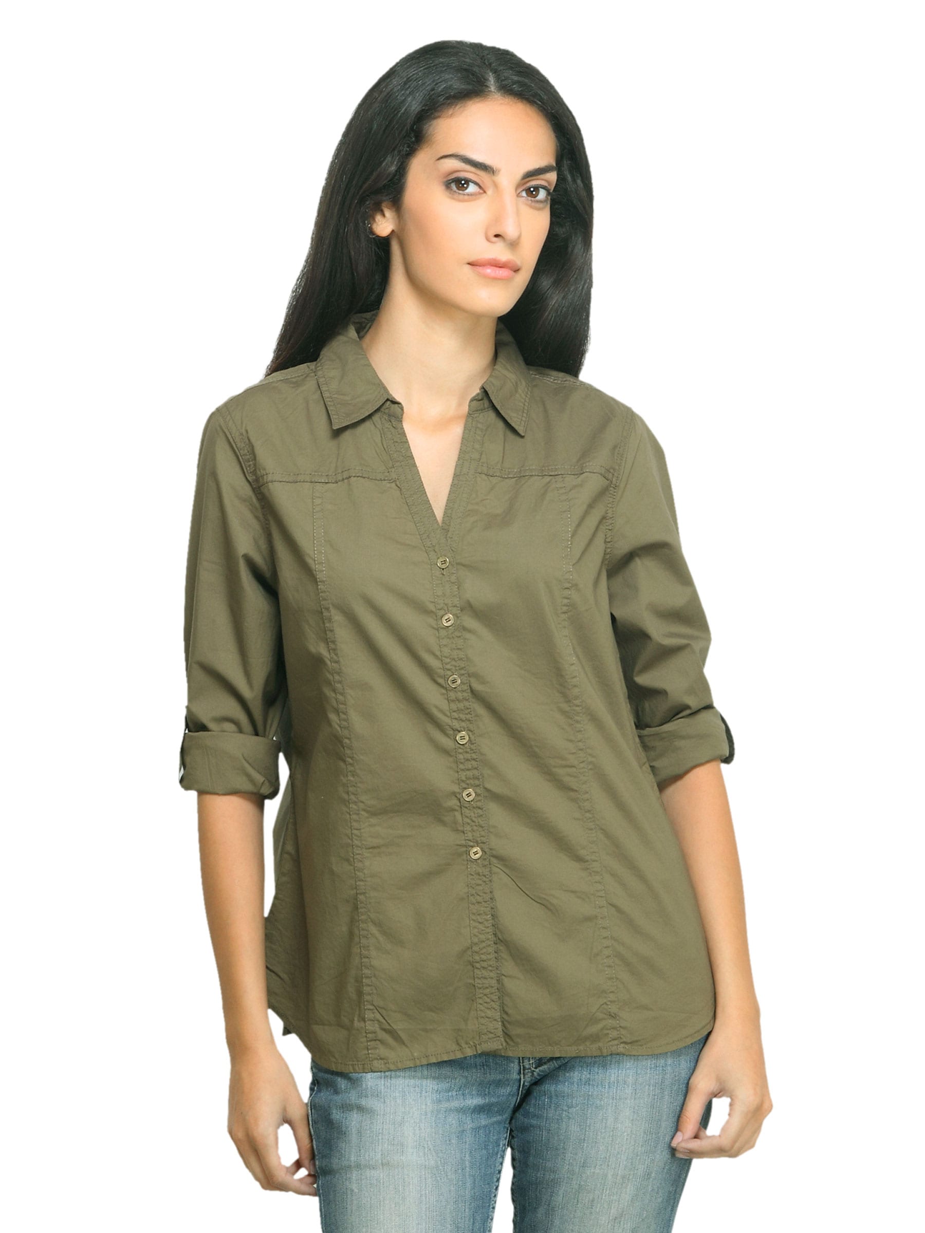 Scullers For Her Olive Shirt