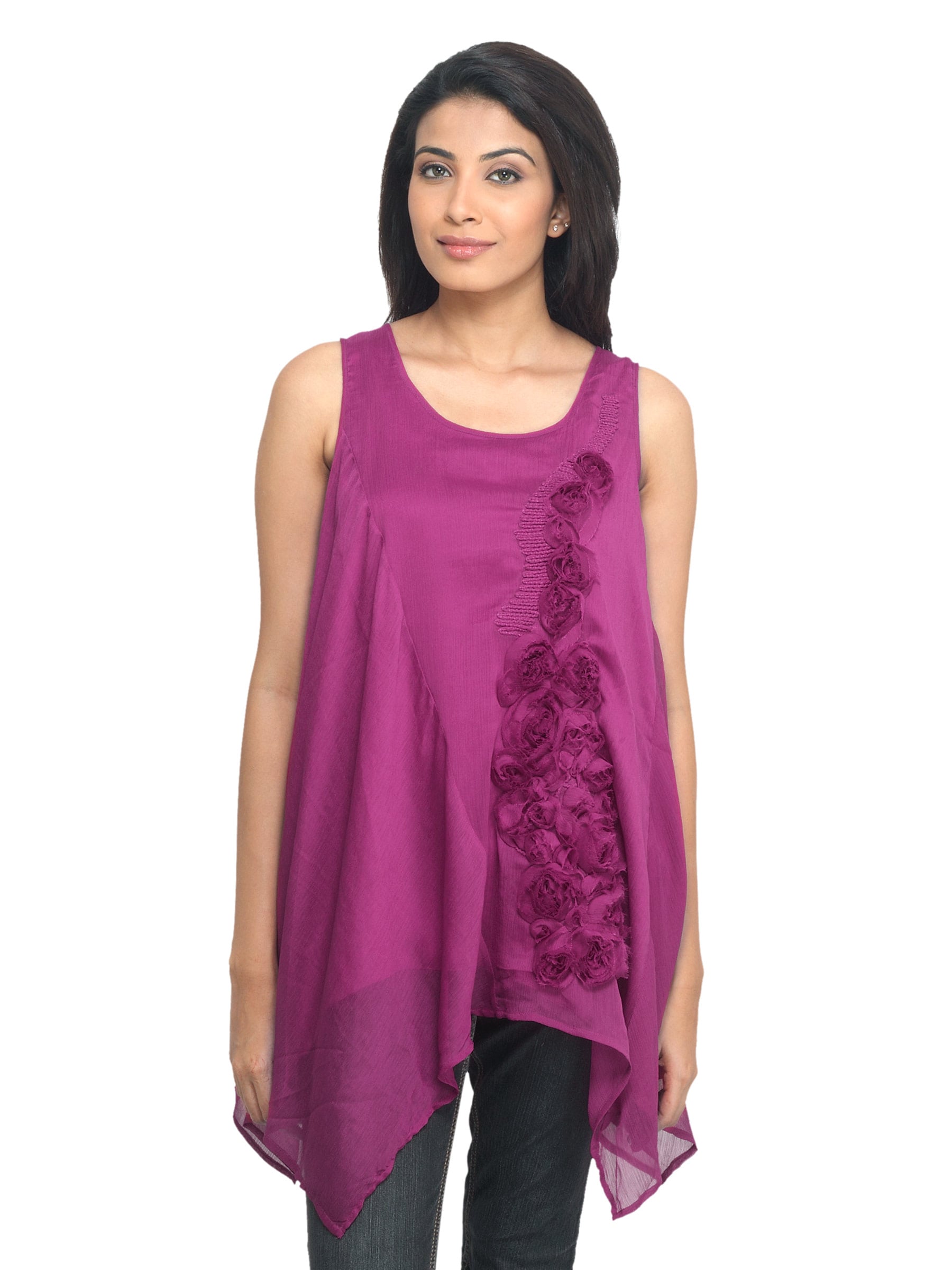 Scullers For Her Women Magenta Top