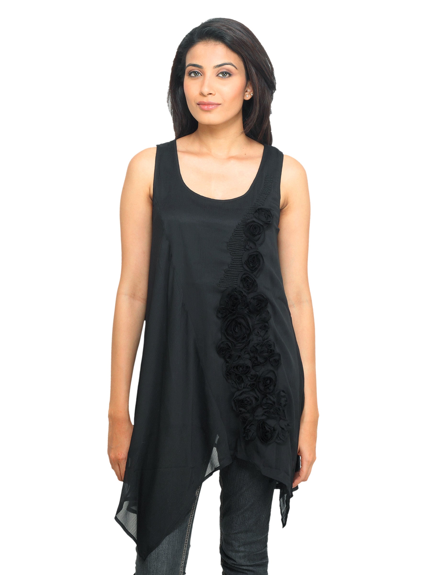 Scullers For Her Women Black Top