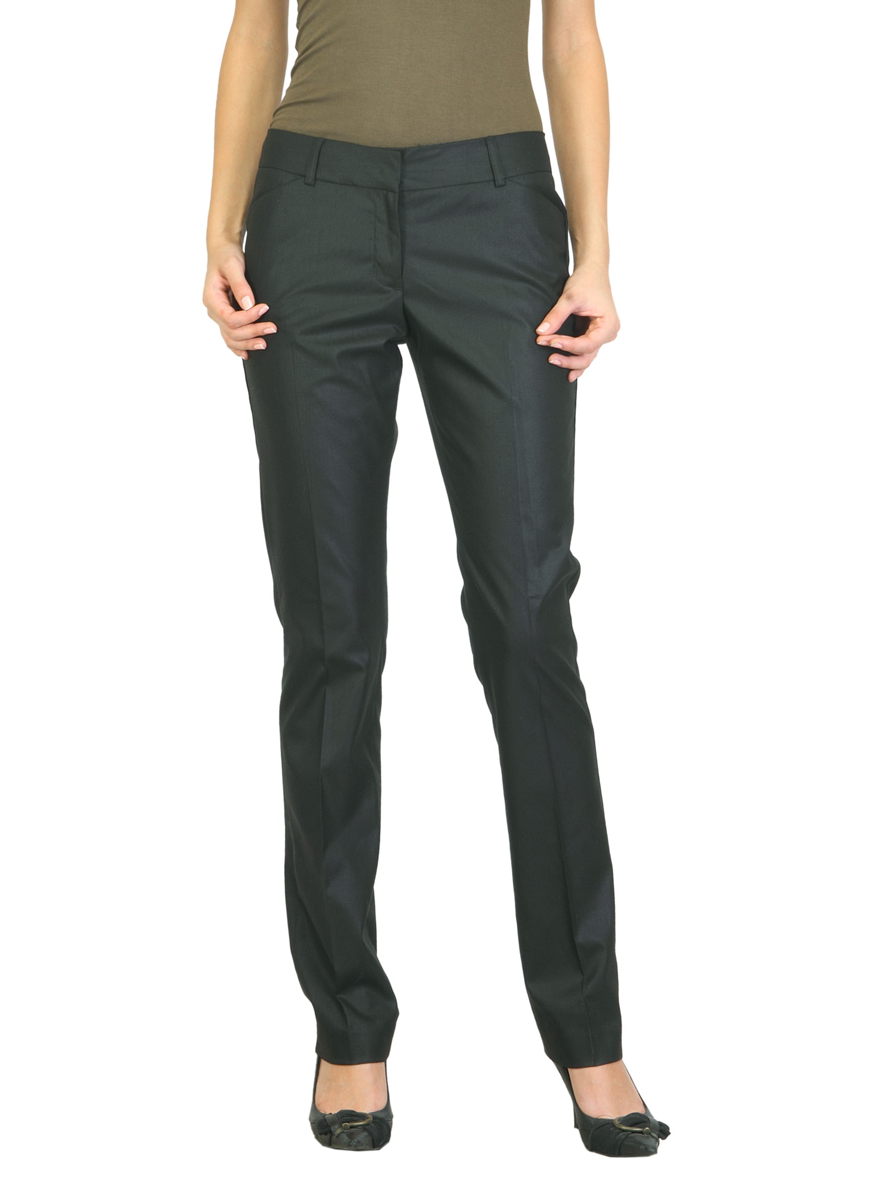 Scullers For Her Women Black Trousers