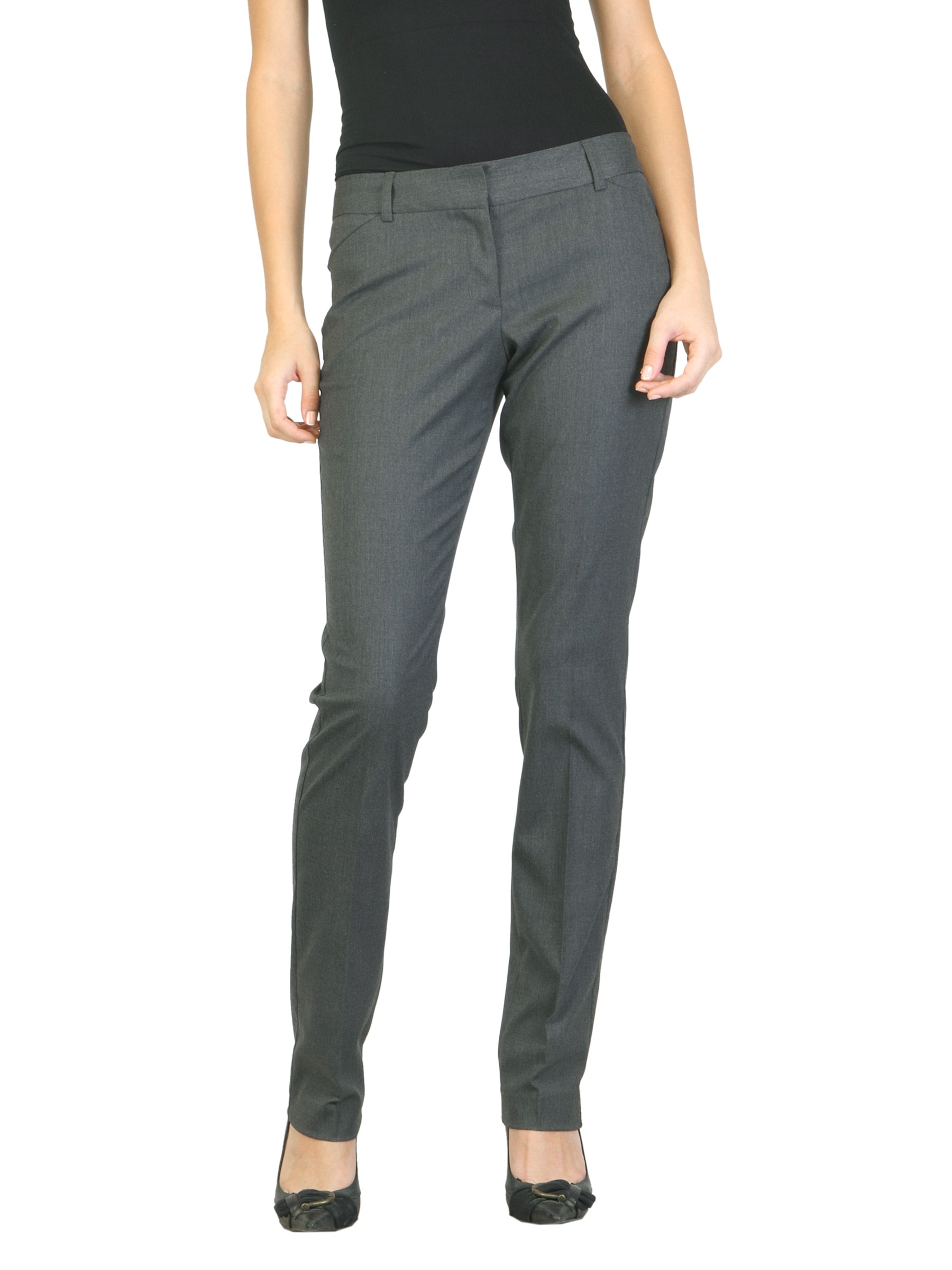 Scullers For Her Women Grey Trousers