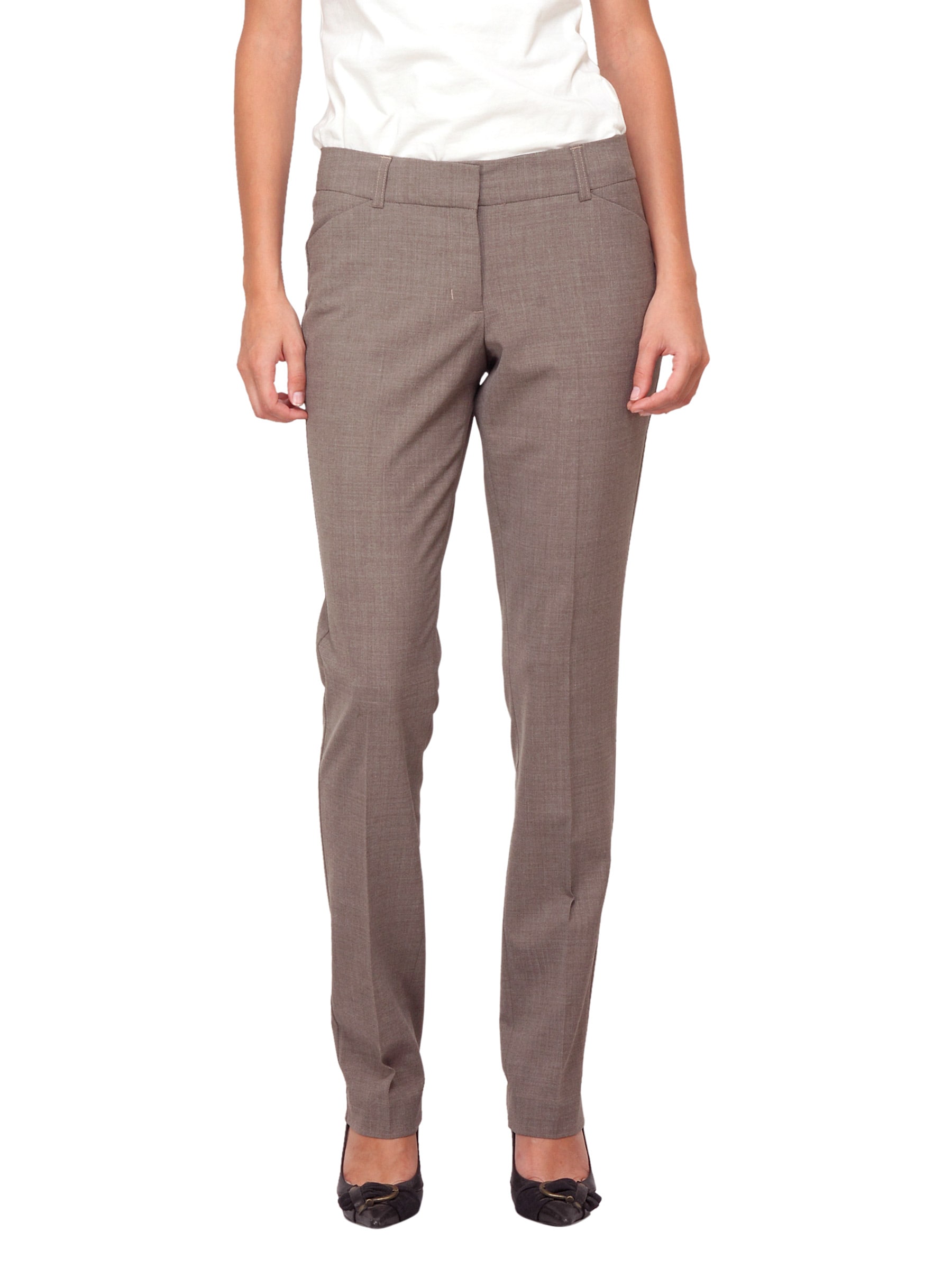 Scullers For Her Light Brown Trousers