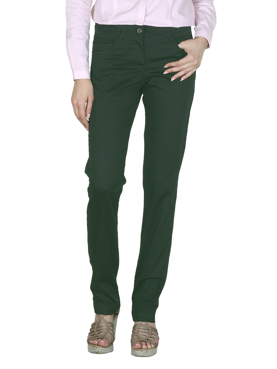 Scullers Women Olive Trousers