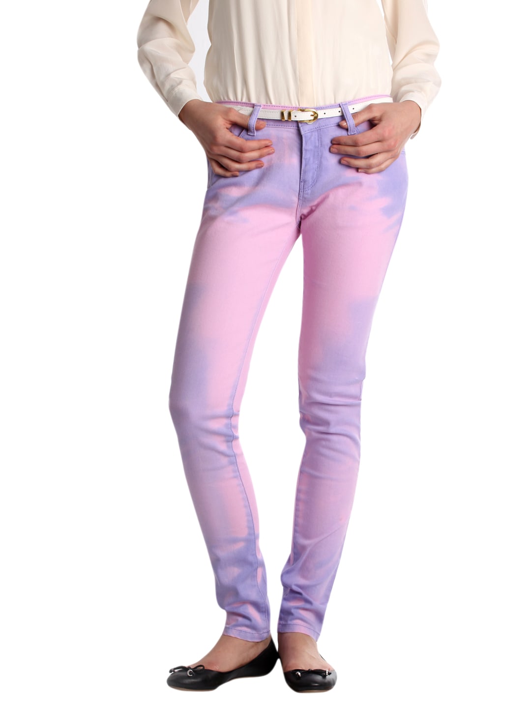 Jealous 21 Women Purple Magic Colour Jeans