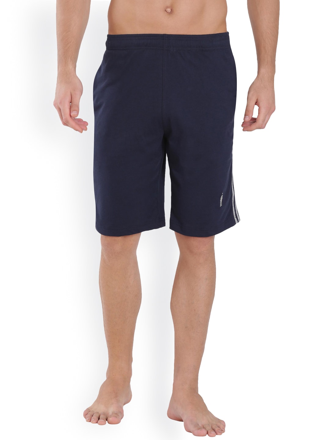 Jockey 24 x 7 Men Navy Blue Knit Sport Shorts 9426