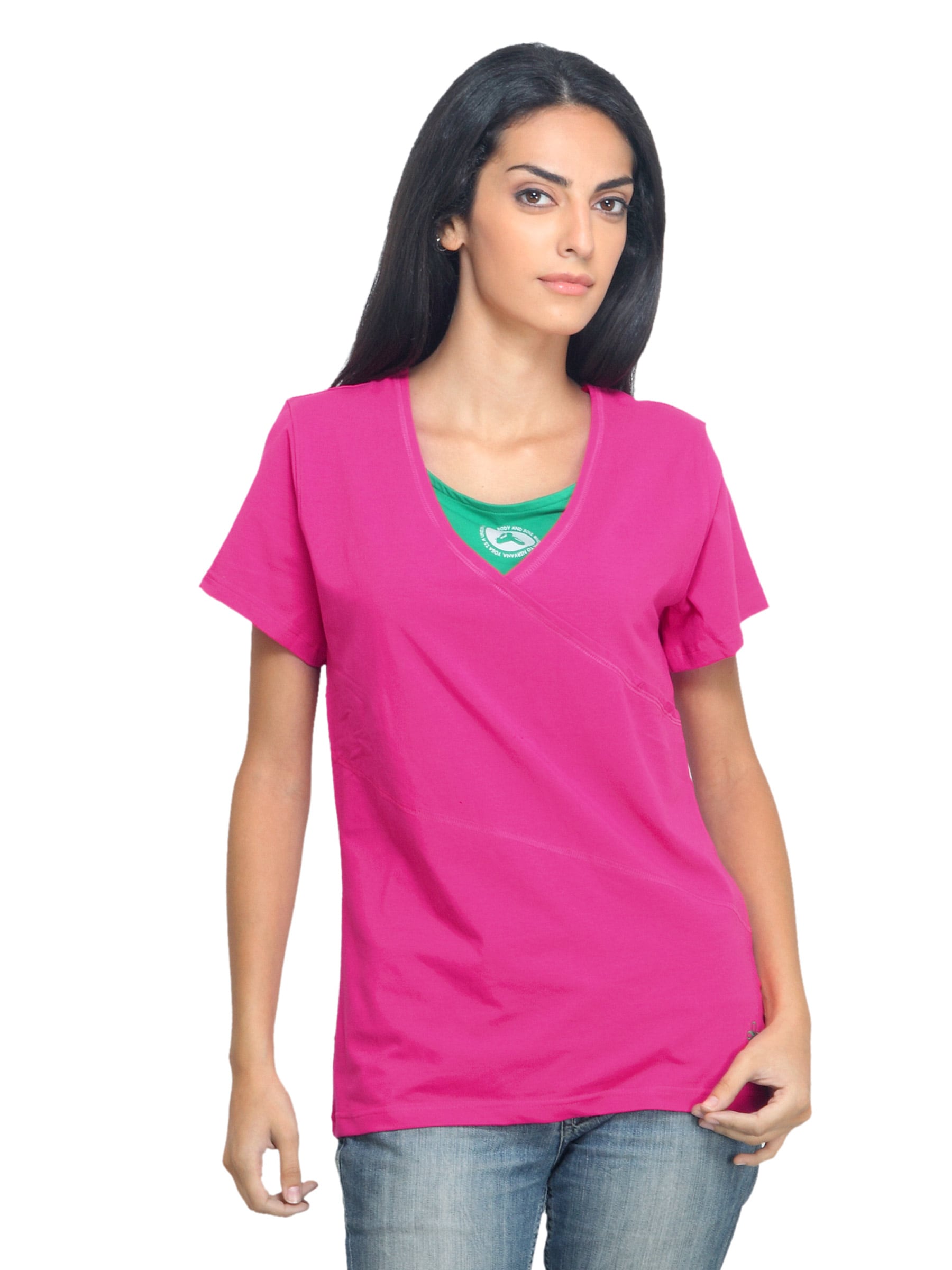 Urban Yoga Women Pink Top