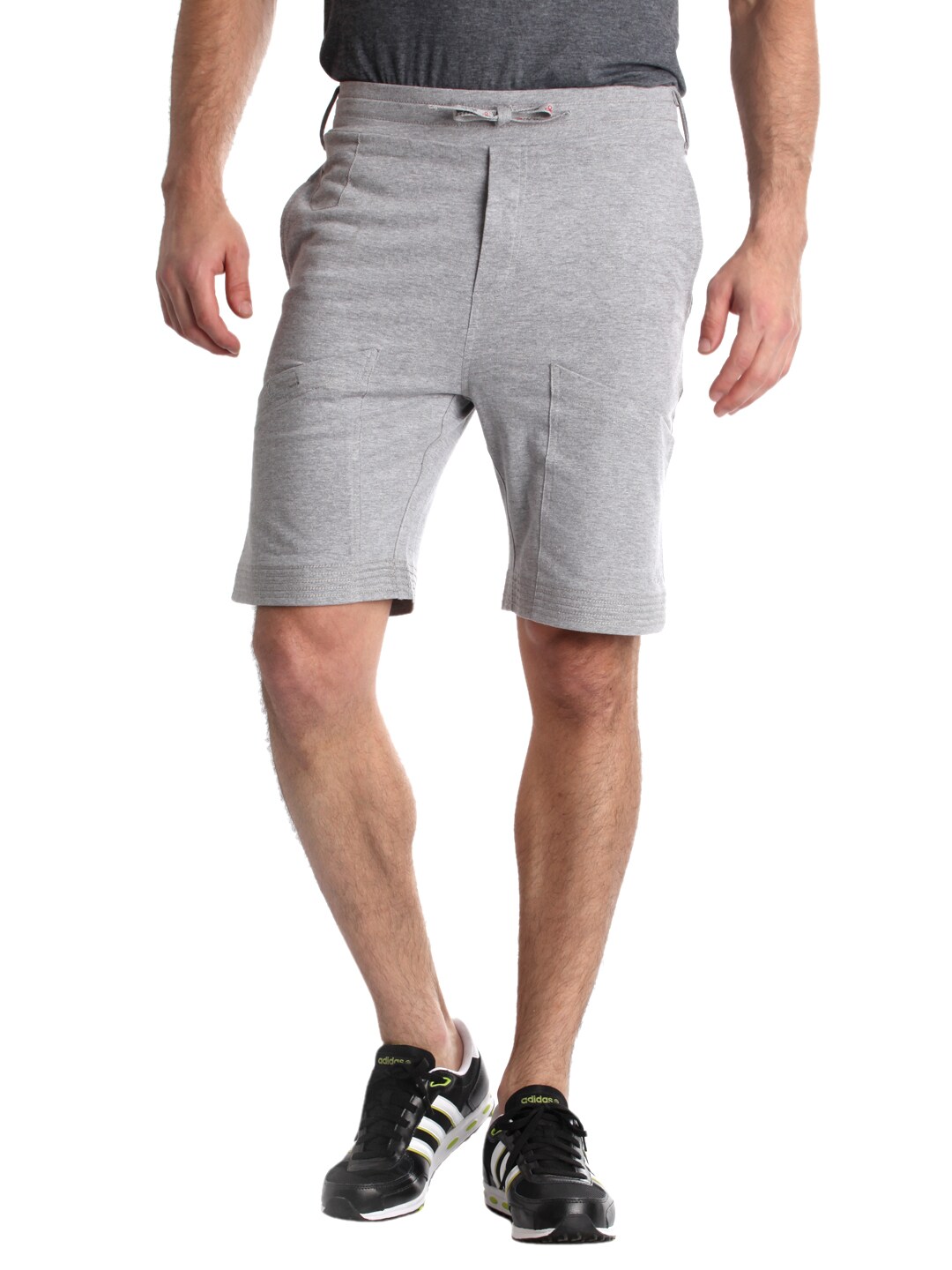 Urban Yoga Men Grey Shorts