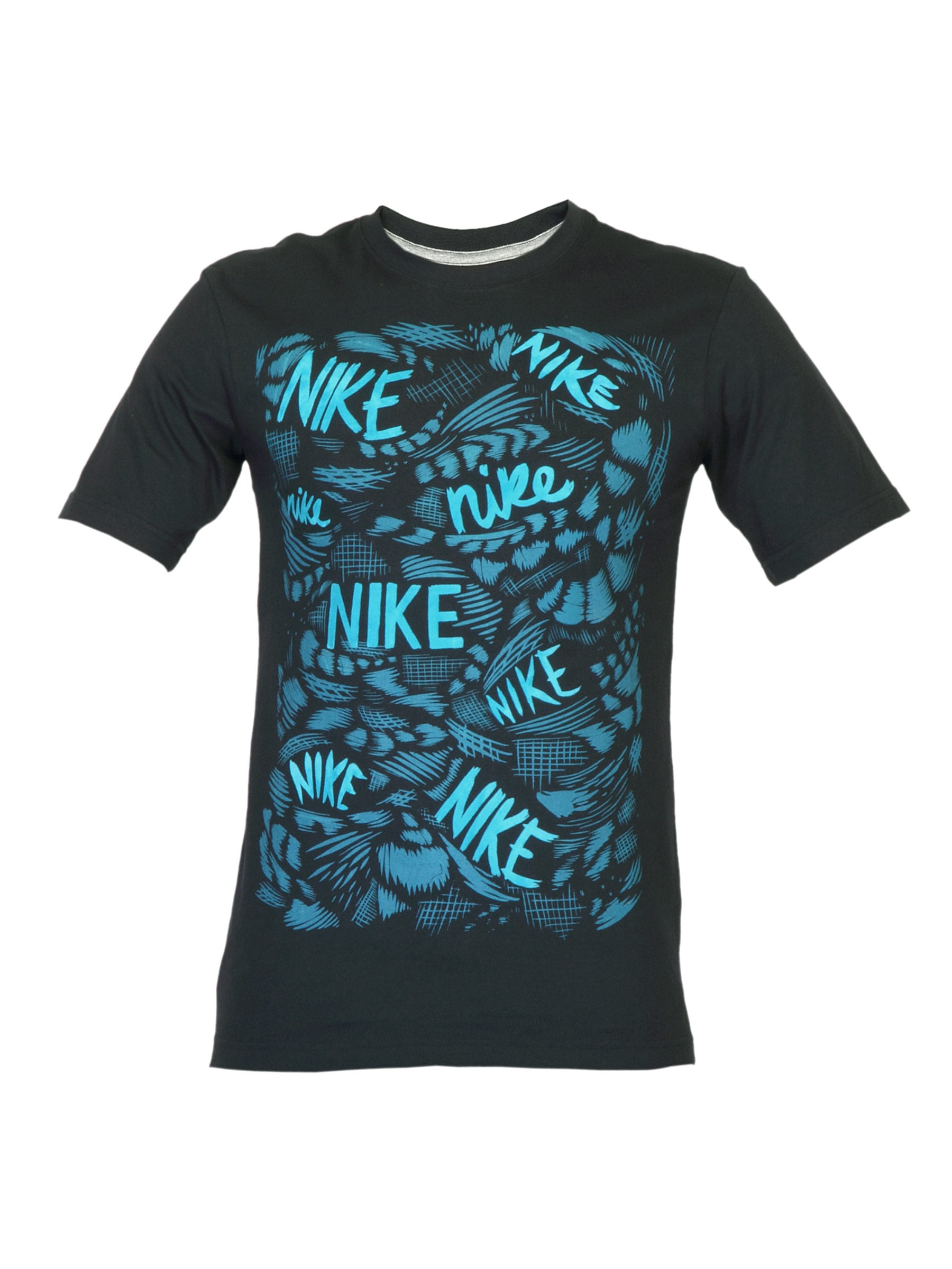 Nike Men Brushed Navy blue T-shirt