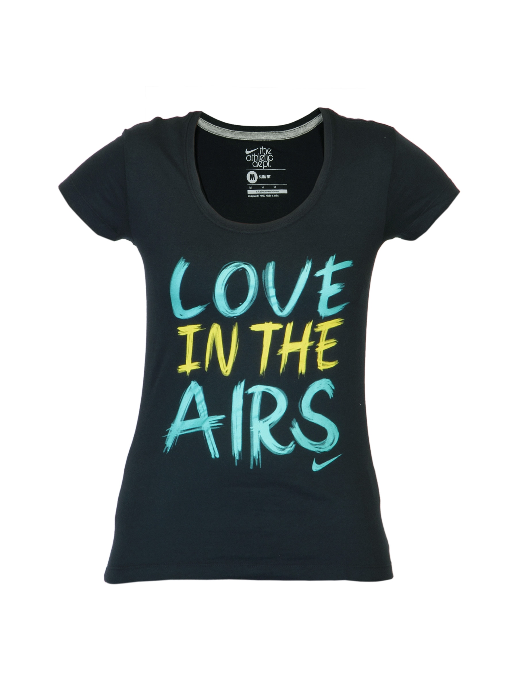Nike Women Air Scoop Dark Grey T-shirt