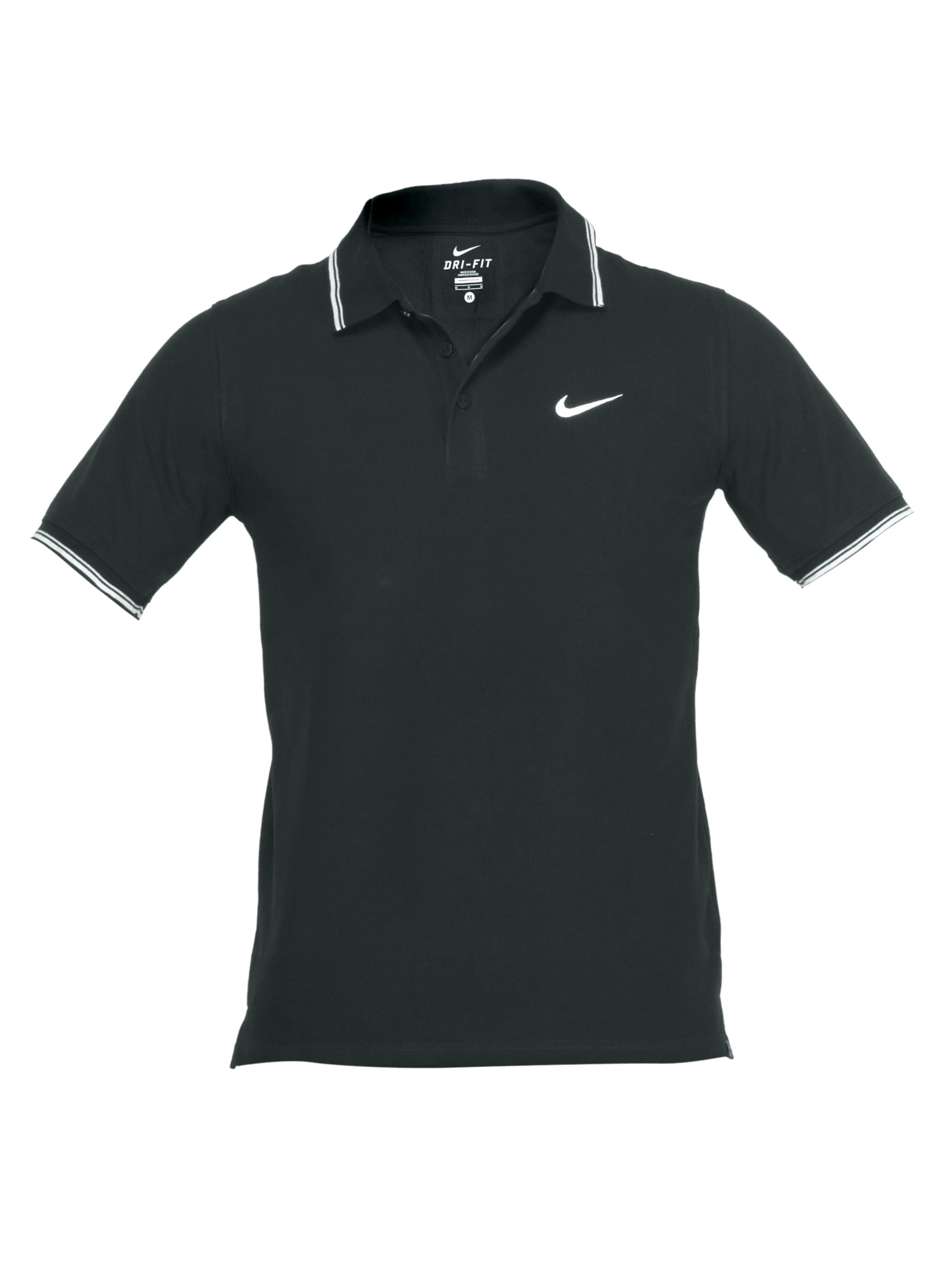 Nike Men Pique Polo Black T-shirt