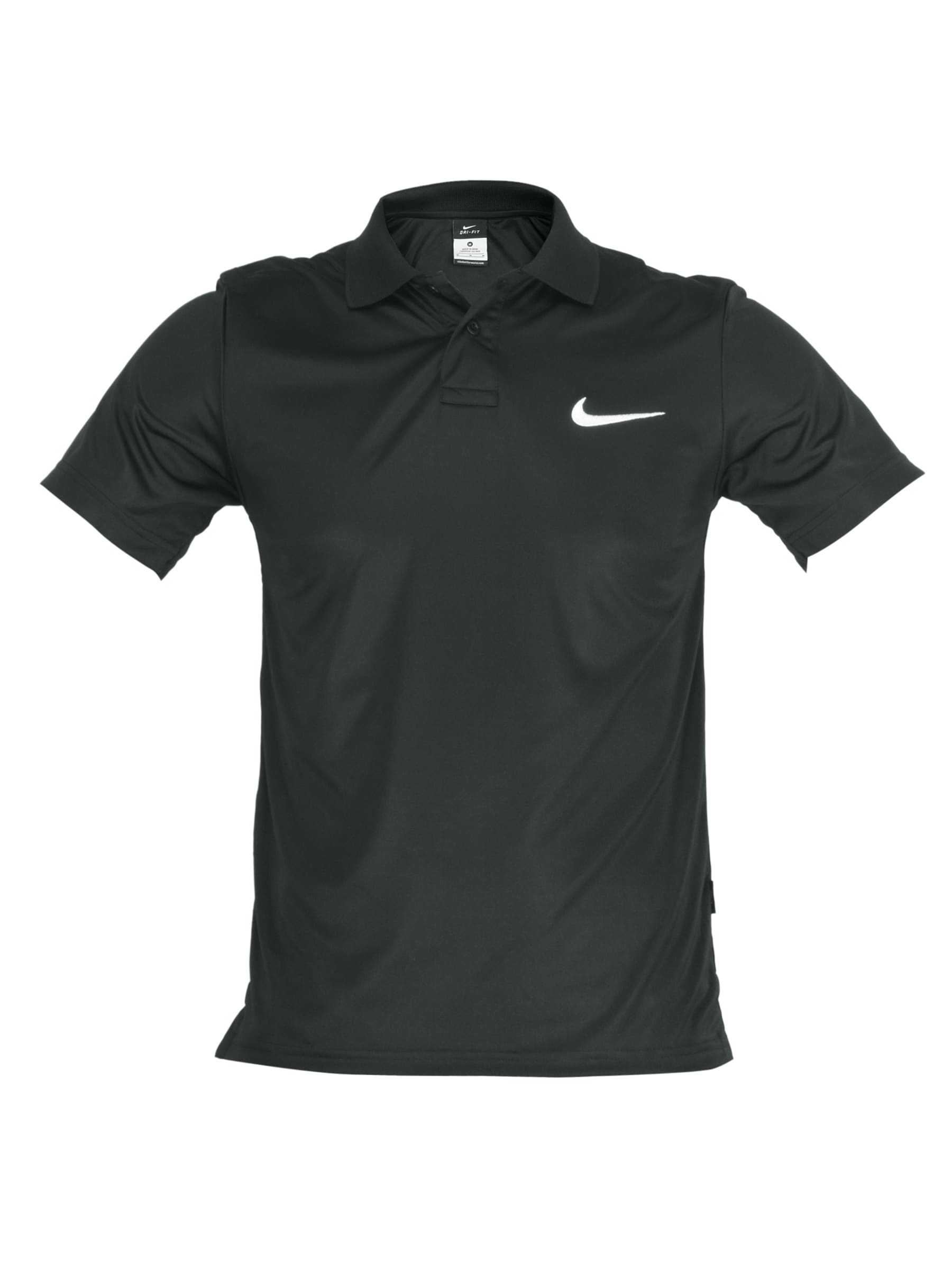 Nike Men Black Media Polo T-shirt