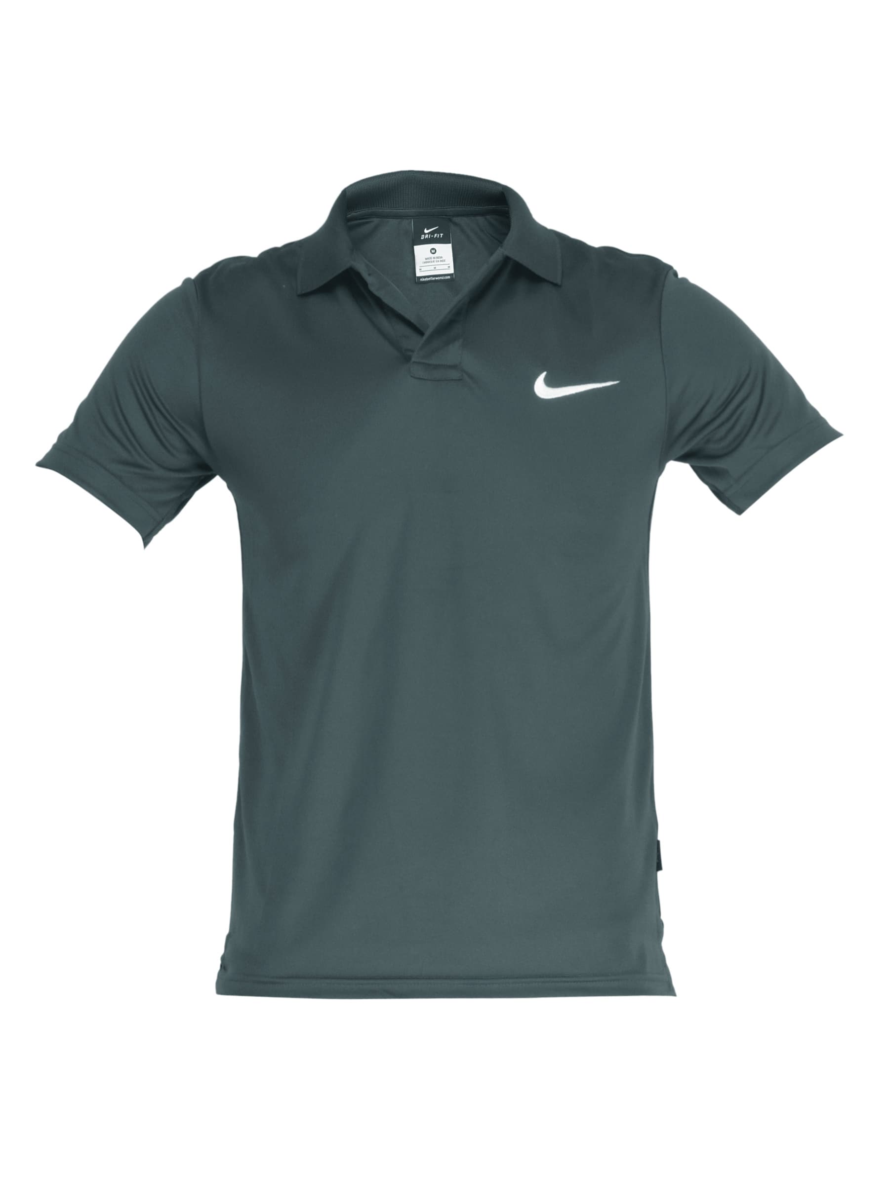 Nike Men Media Polo Black T-shirt