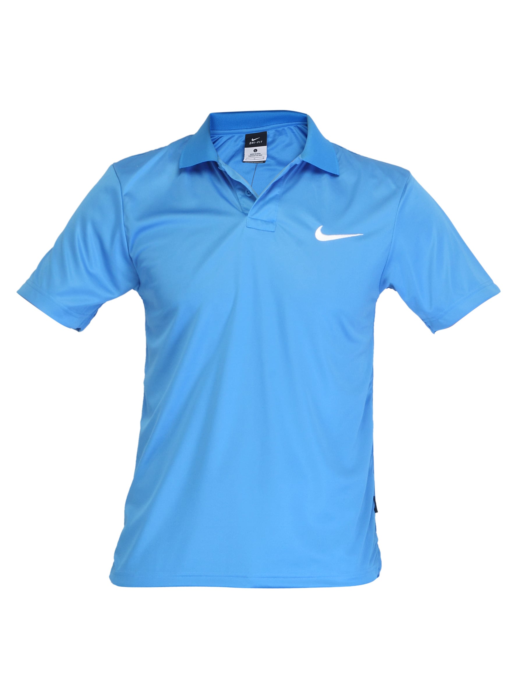Nike Men Media Blue Polo T-shirt