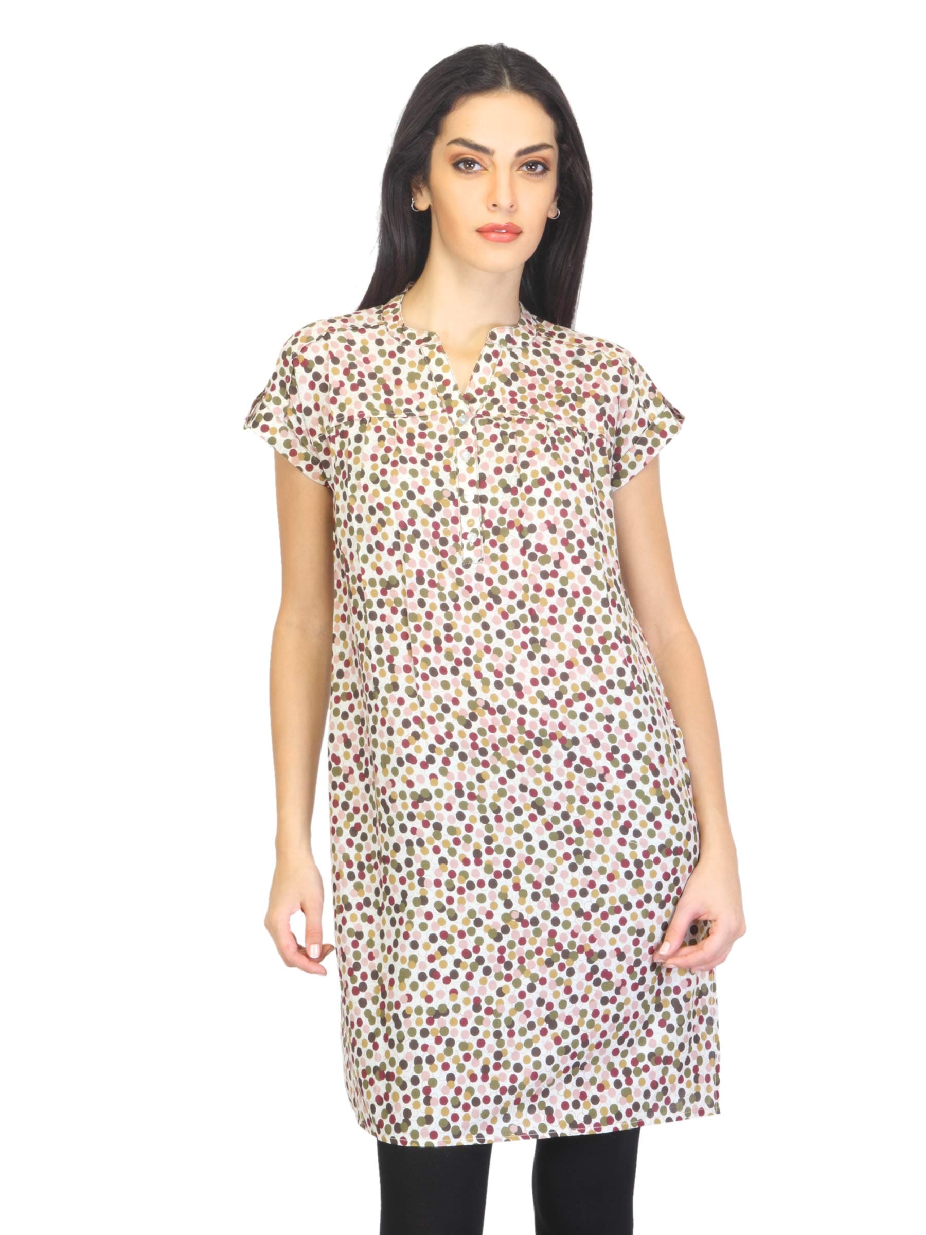 W Women Printed Multi Coloured Kurta