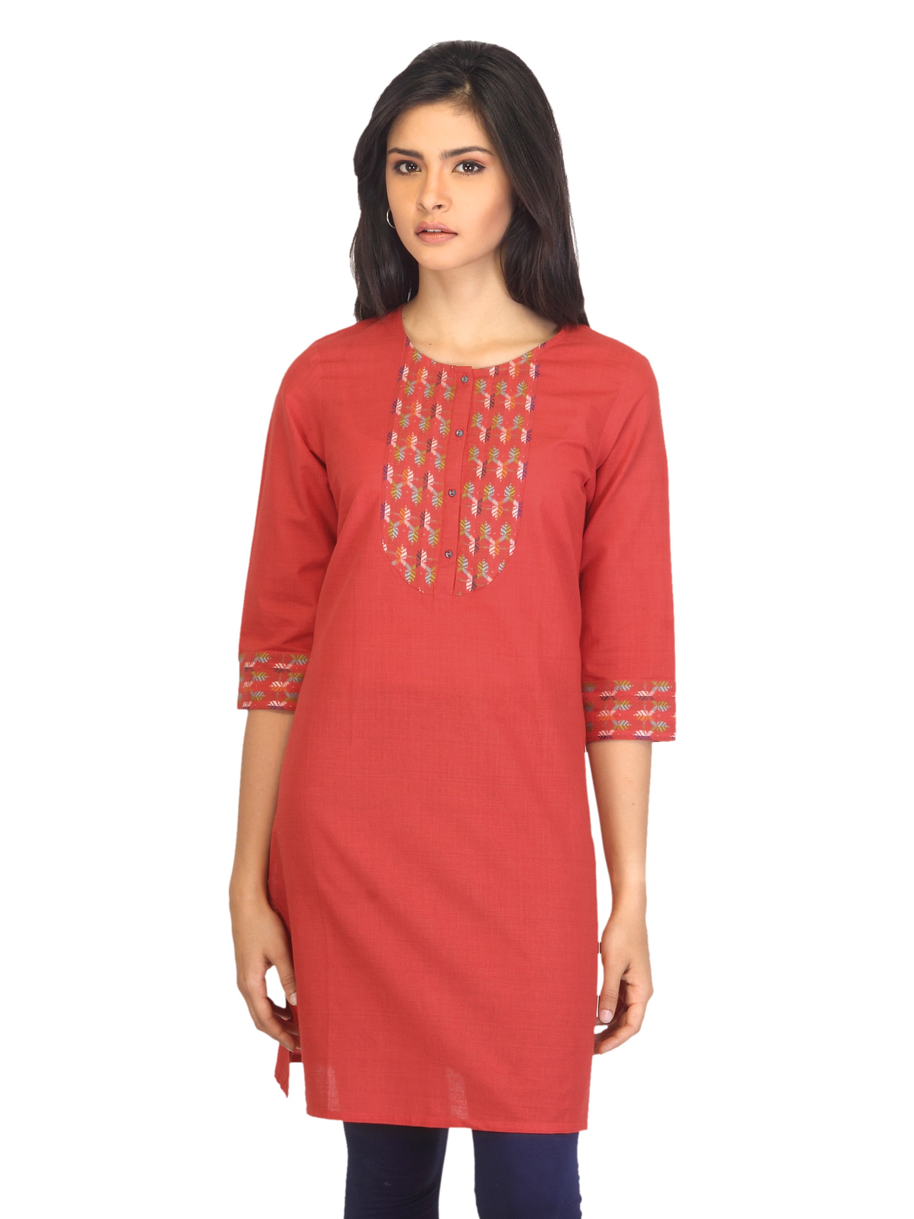 Aurelia Women Red Kurta