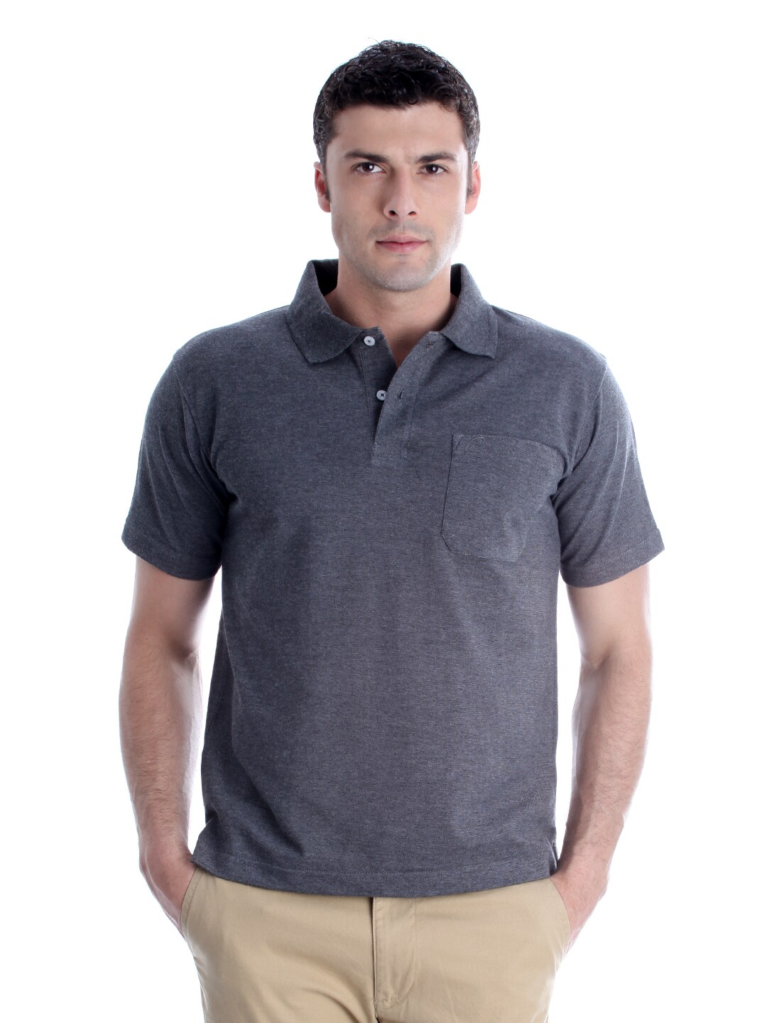 Proline Charcoal Grey Polo T-shirt