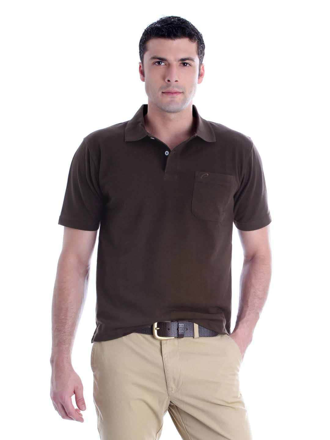 Proline Brown Polo T-shirt