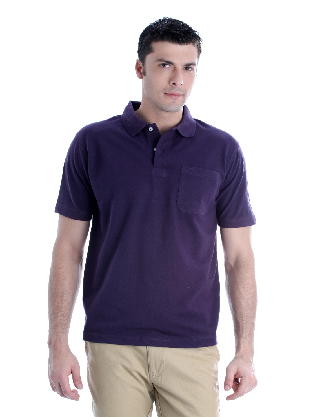Proline Men Purple T-shirt