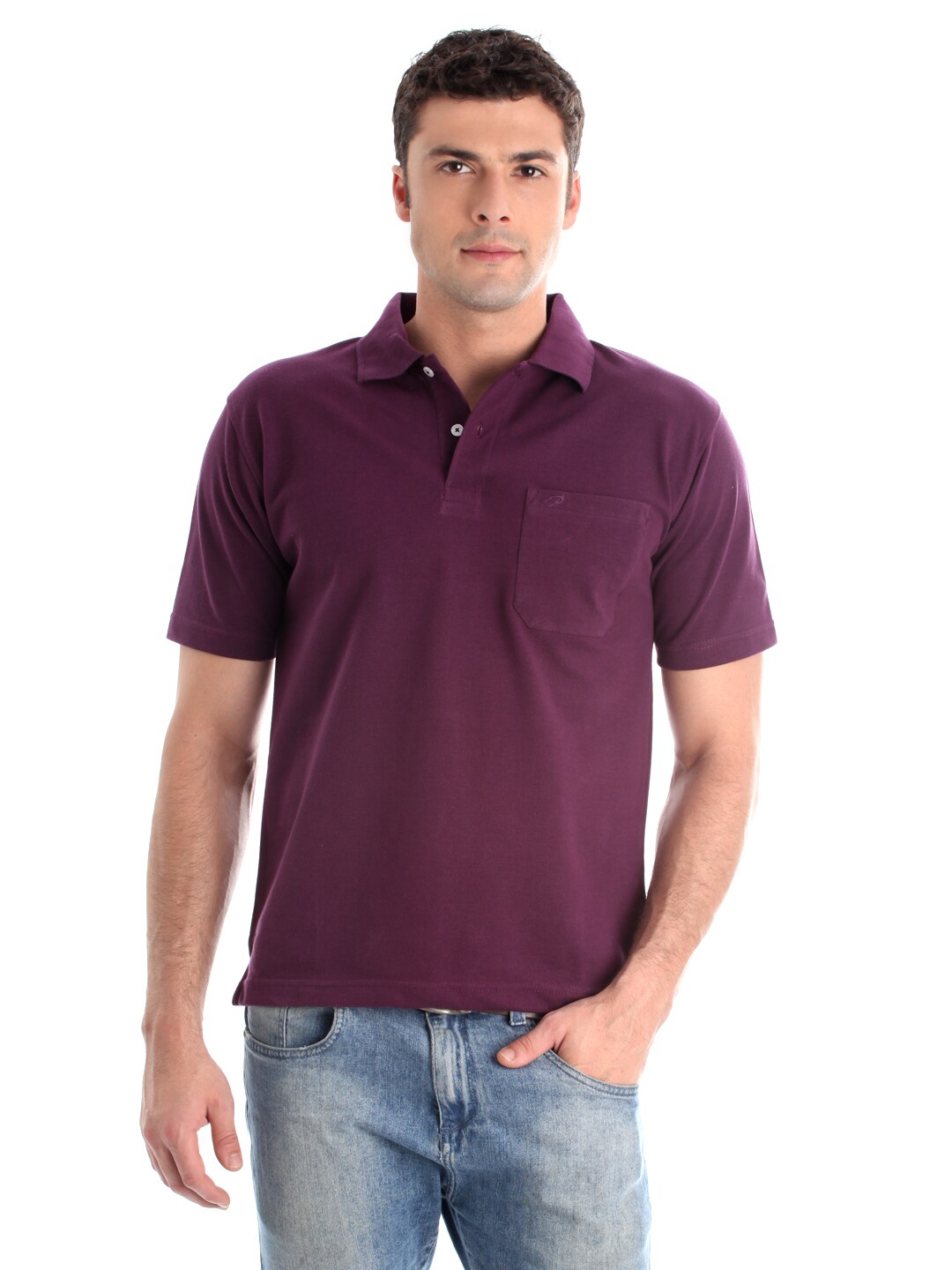 Proline Men Purple T-shirt