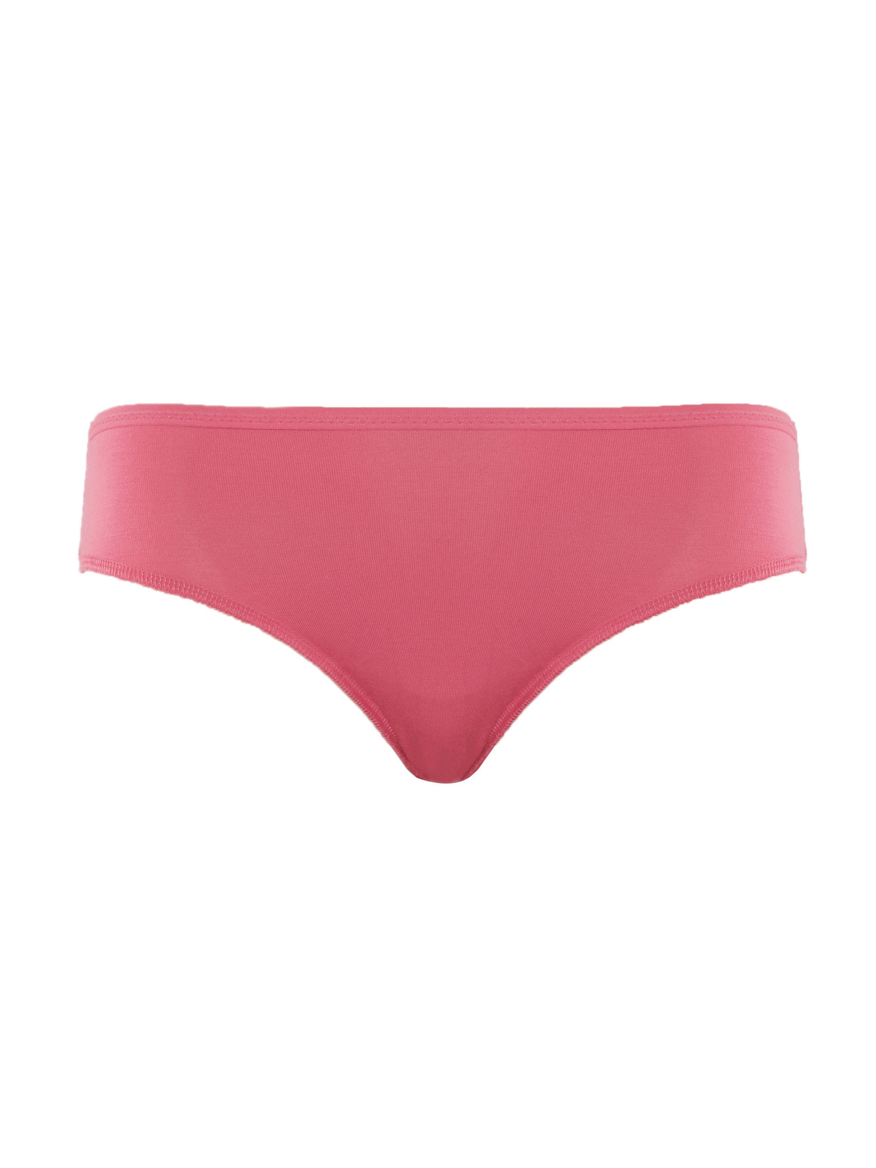 Enamor Women Pink Mid-Rise Bikini Brief