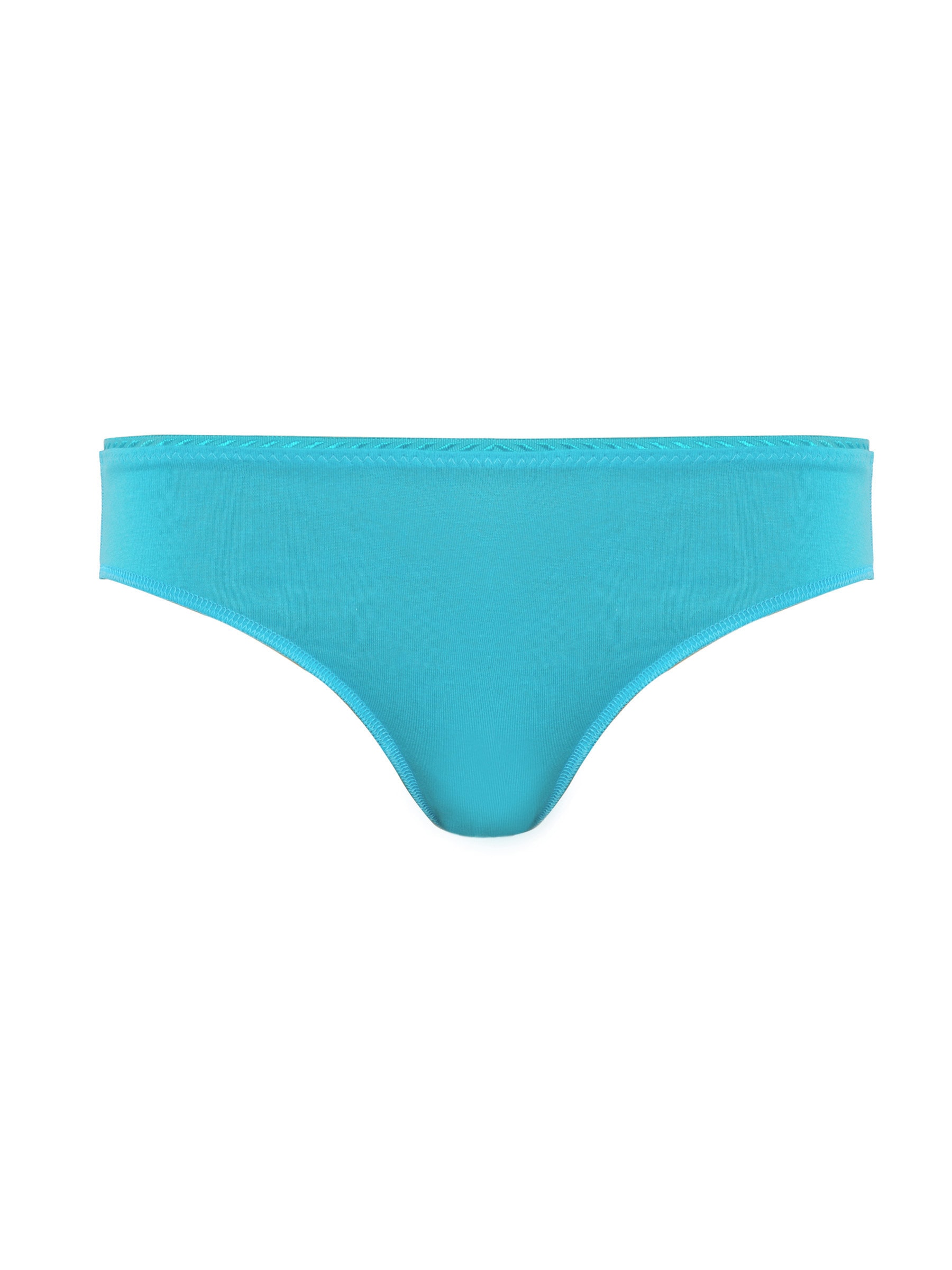 Enamor Women Blue Boy-Shorts Bikini Brief