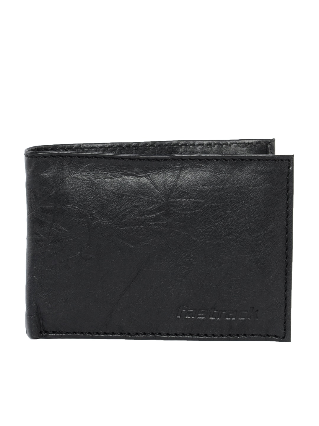 Fastrack Men Leather Black Wallet
