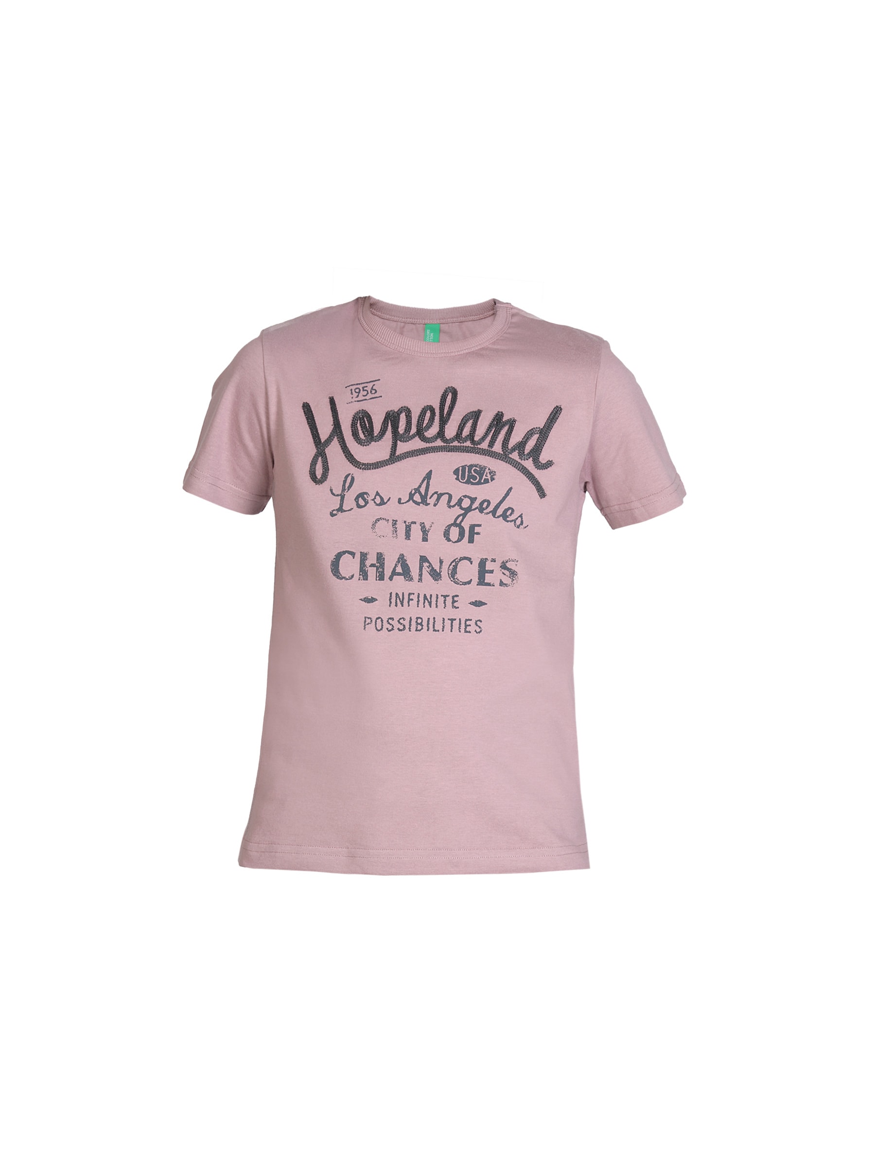 United Colors of Benetton Boys Hopeland Pink T-shirt