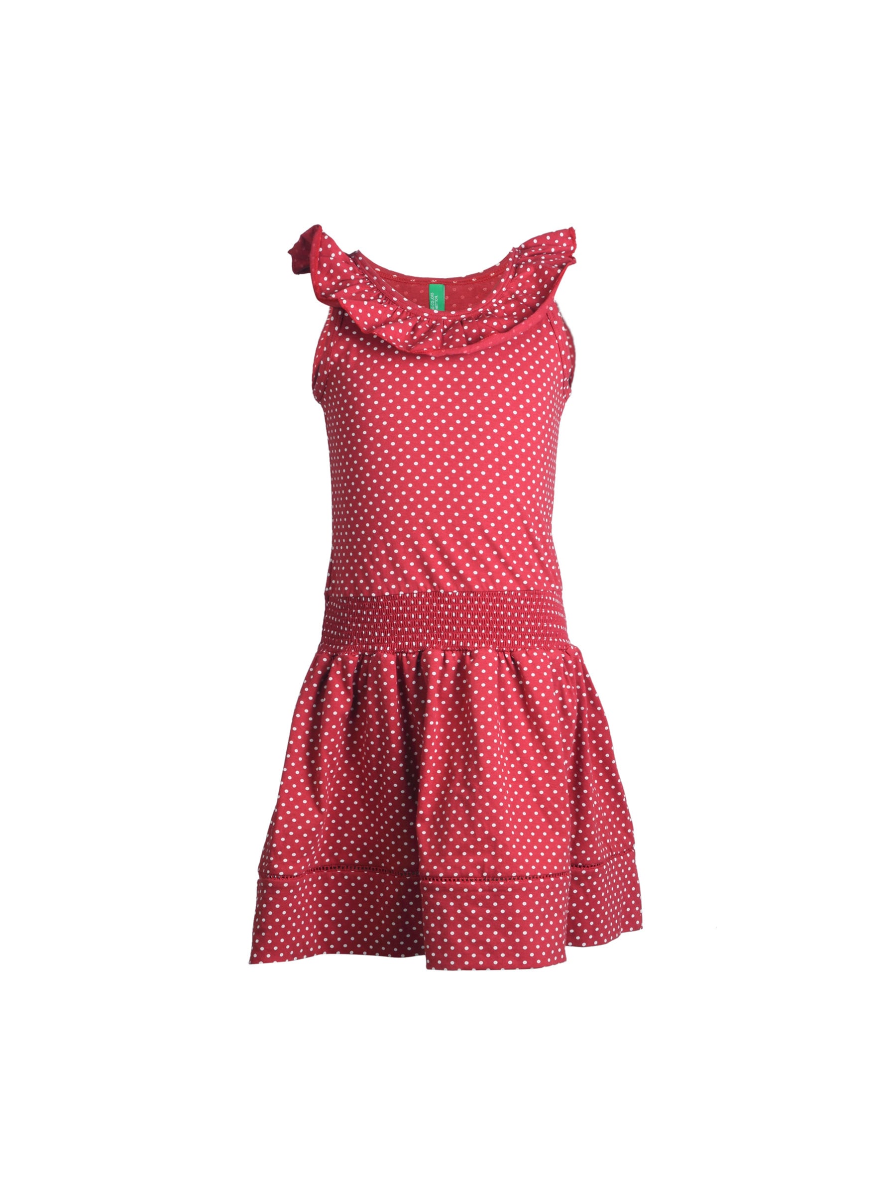 United Colors of Benetton Girls Red Polka Dot Dress