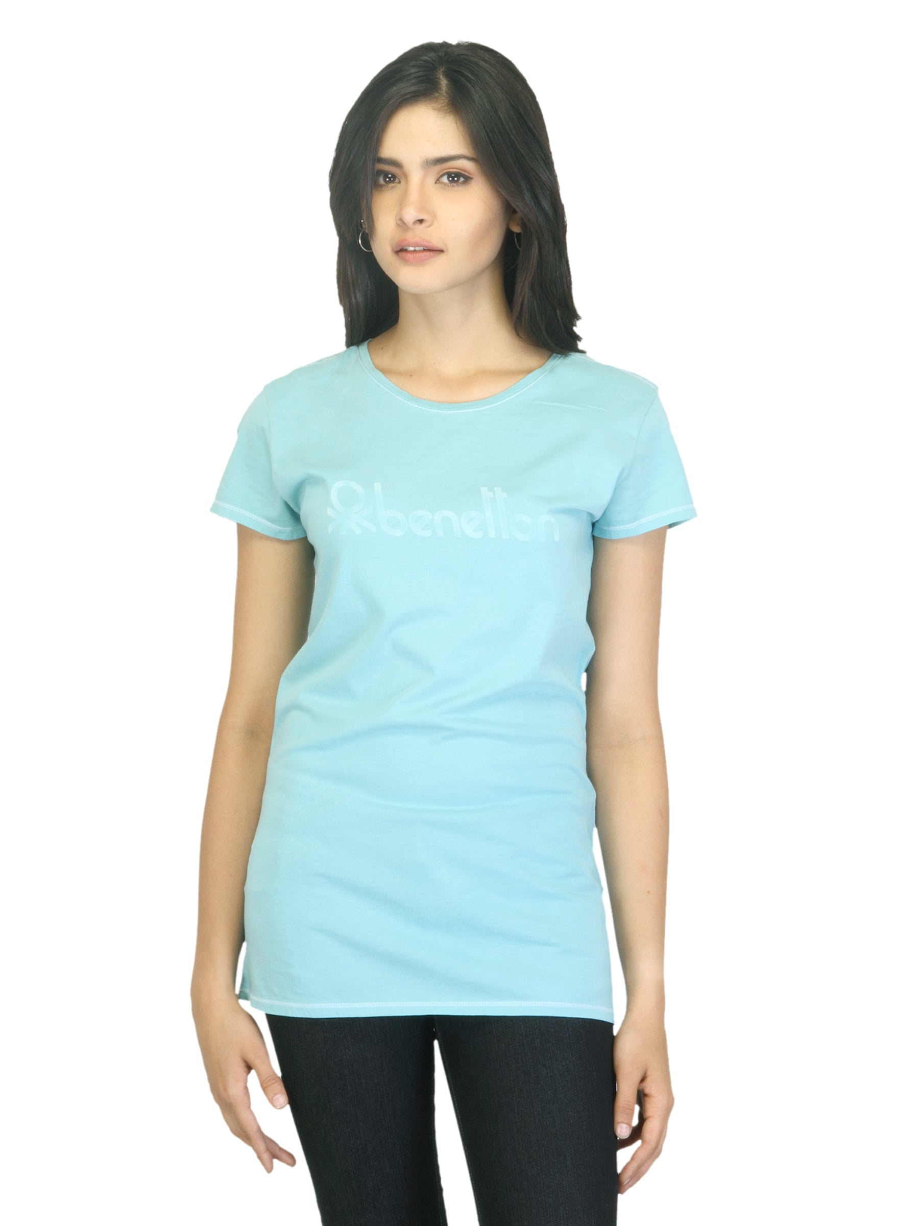 United Colors of Benetton Women Blue Top