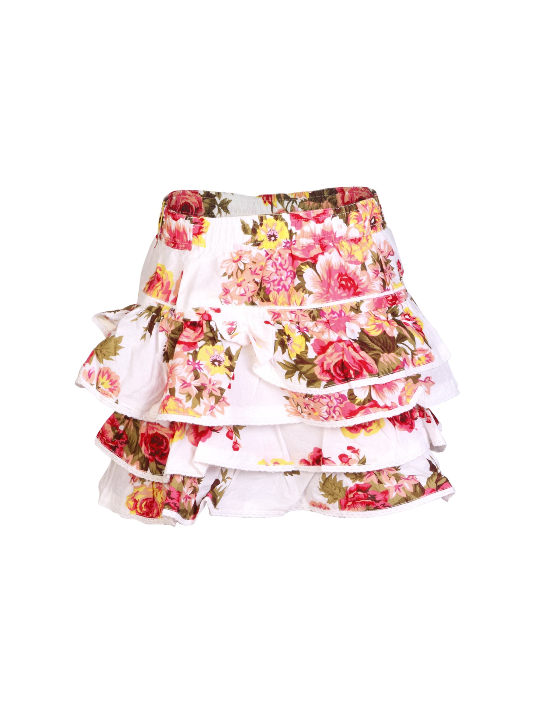 United Colors of Benetton Kids Girls Printed Pink Skirt